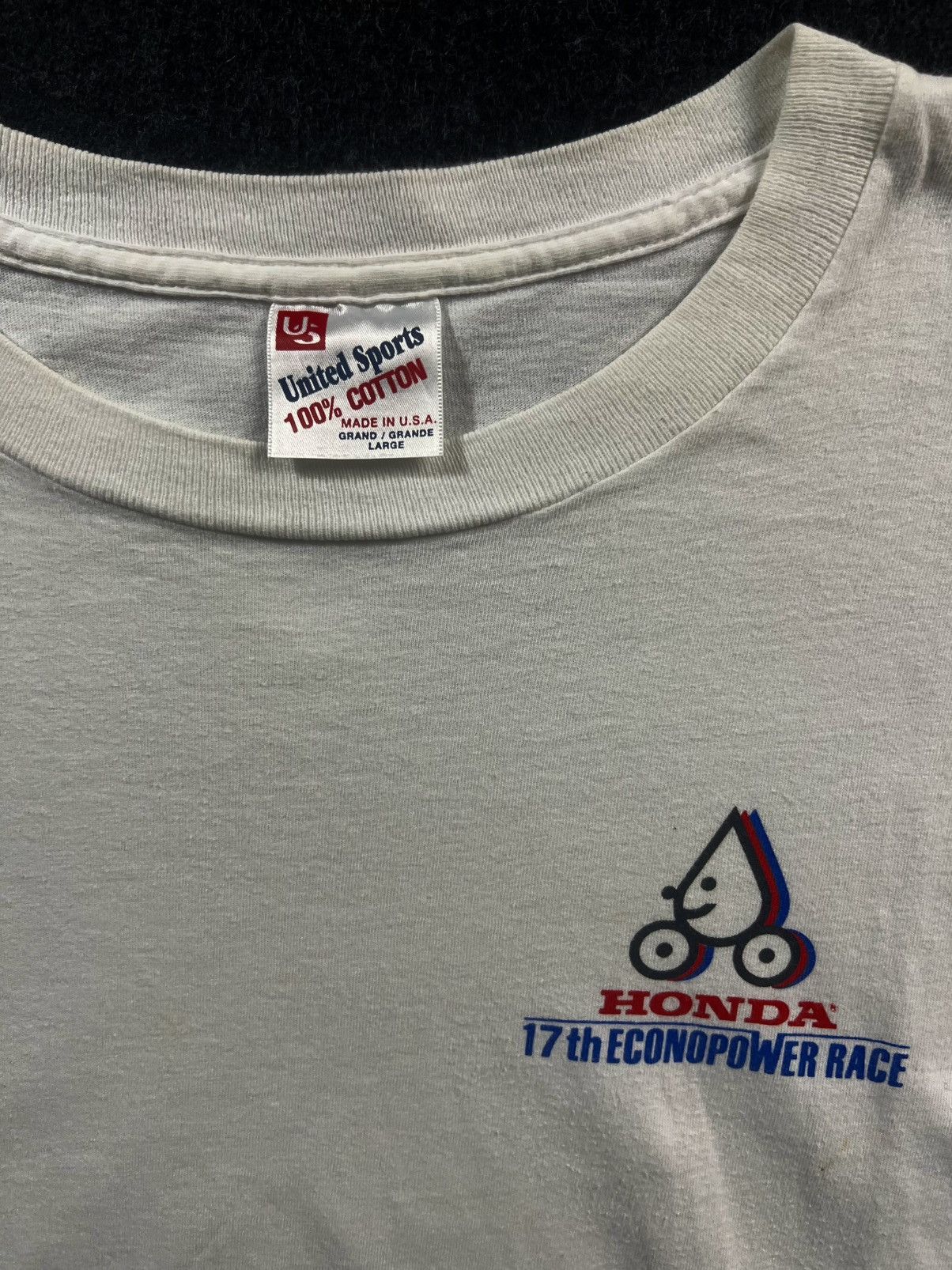 Vintage Vintage Honda Racing Logo Tee Size US L / EU 52-54 / 3 - 3 Thumbnail