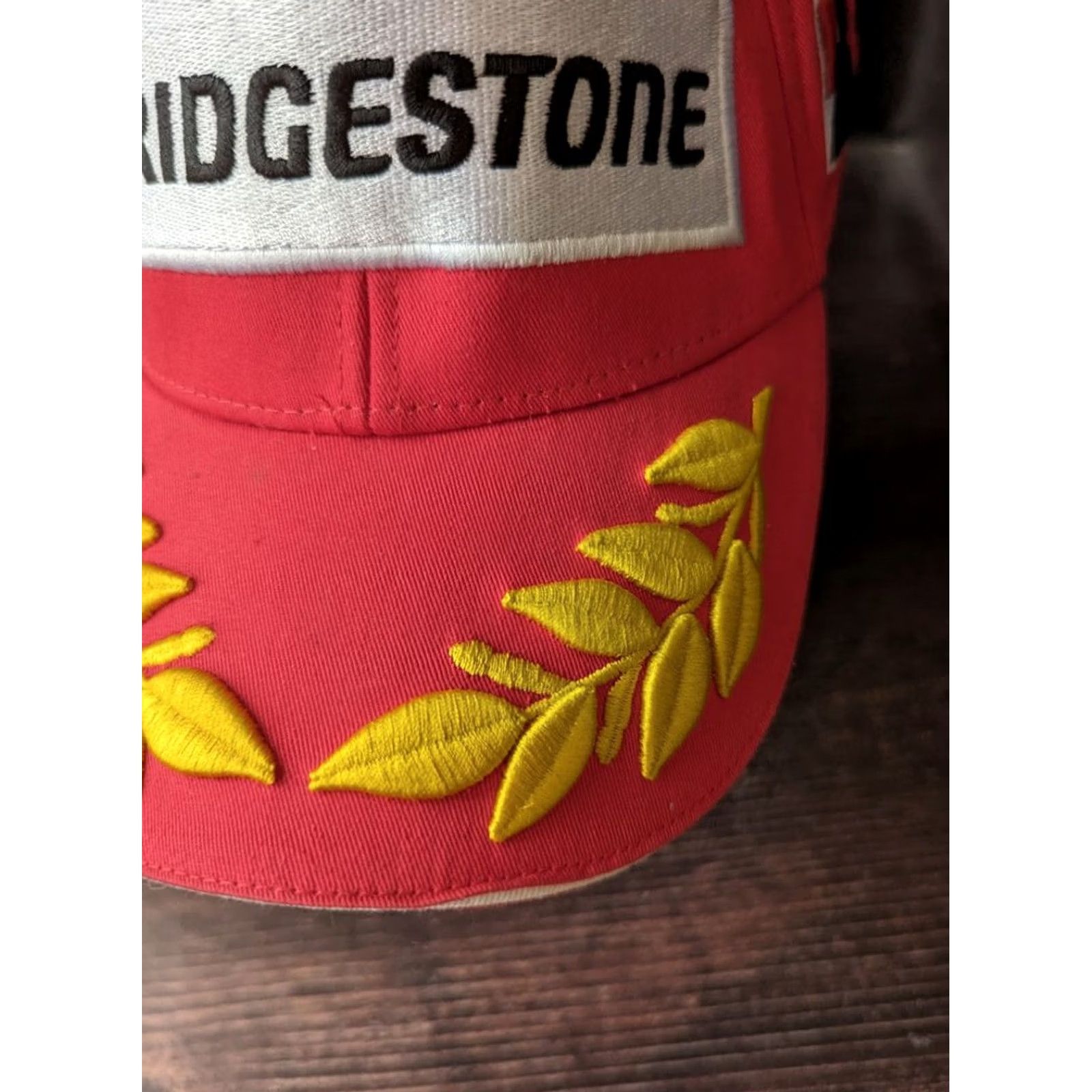 Vintage Bridgestone Podium Trophy Red Baseball Cap Baseball Cap Men One Size Red Size ONE SIZE - 4 Thumbnail