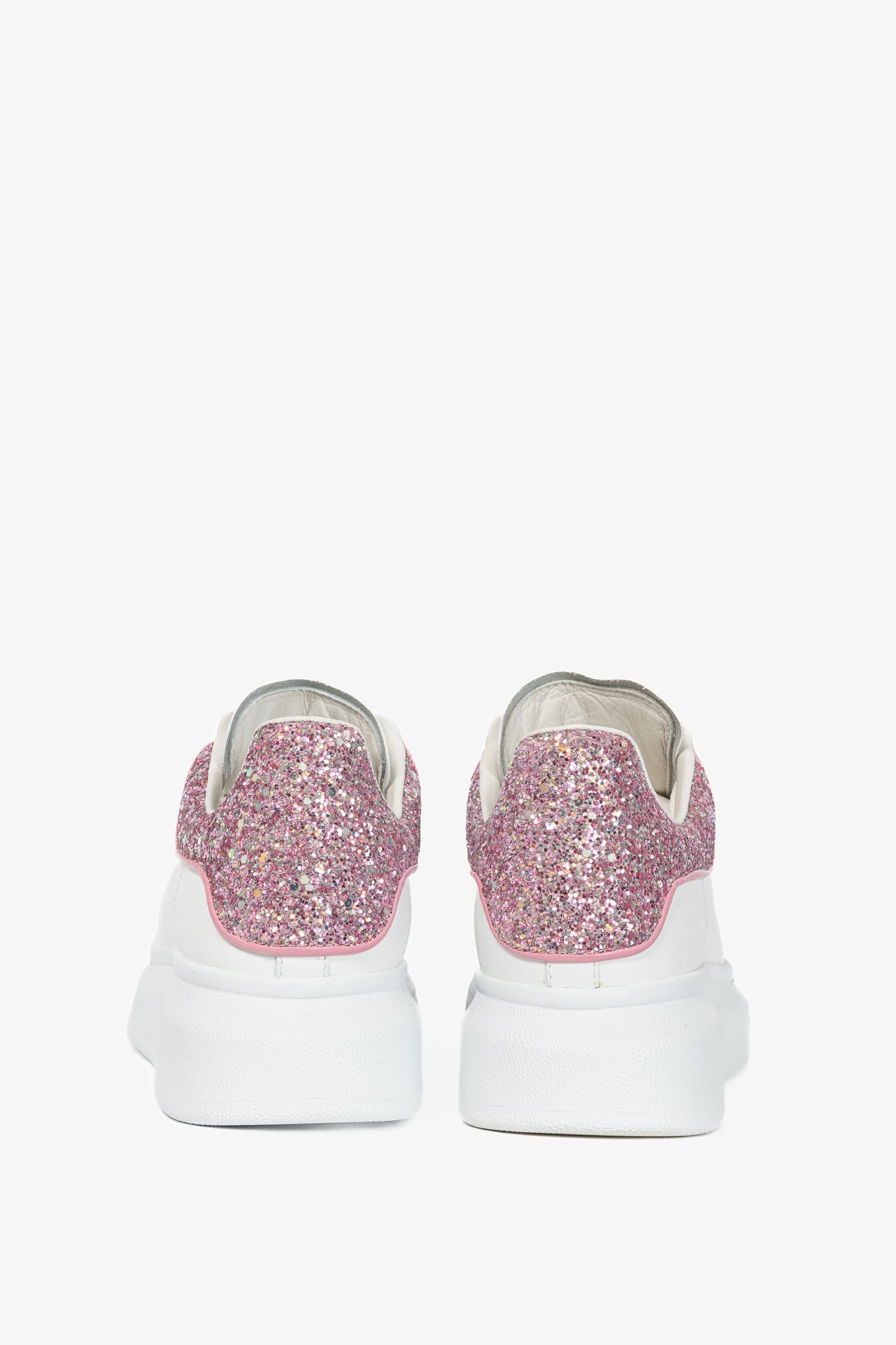 Alexander McQueen Alexander McQueen Larry Glitter Lace-Up Sneakers Size US 6.5 / IT 36.5 - 3 Thumbnail