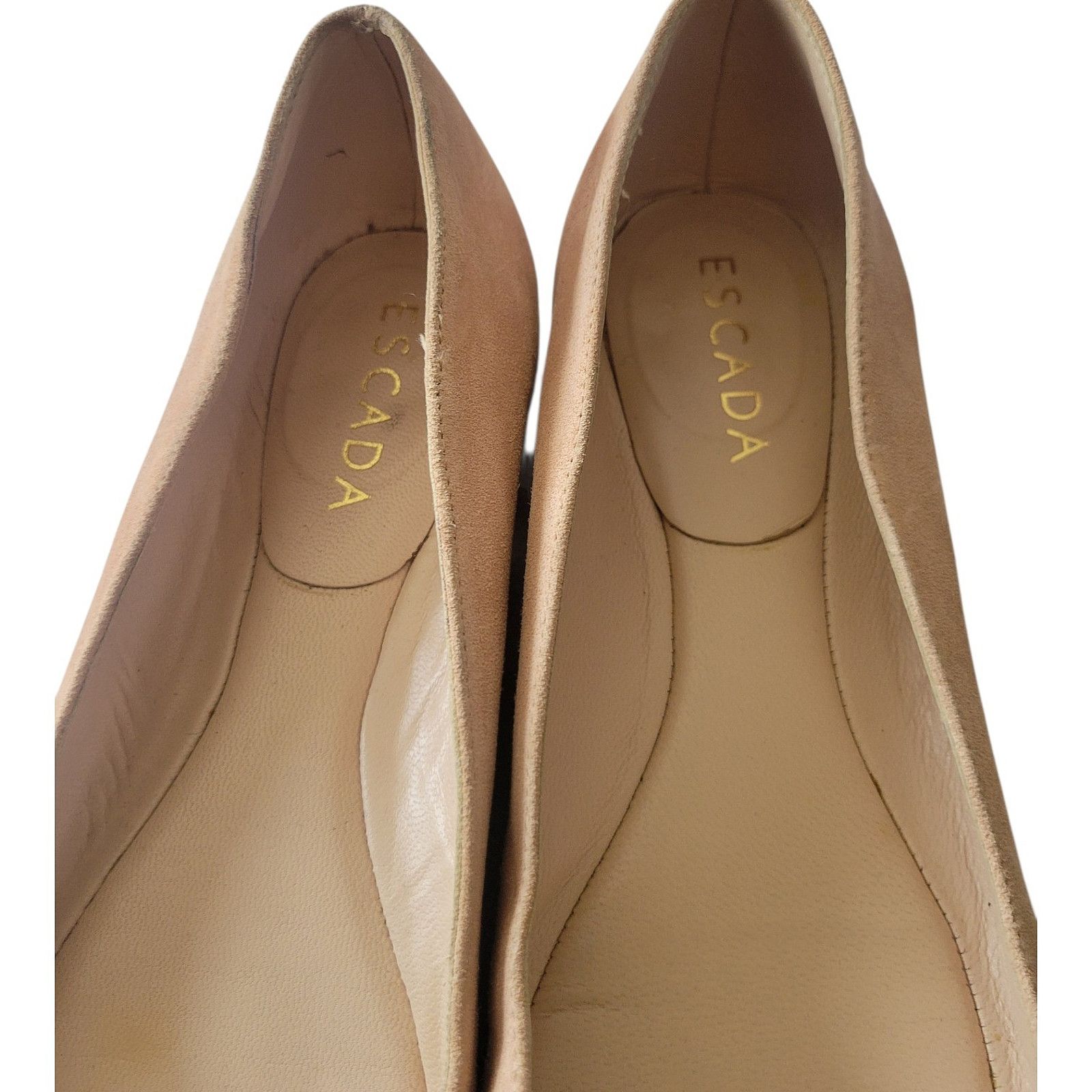 Escada ESCADA Women Shoes Suede Leather Pointed Toe Size 40 / US 9 Size US 9 / IT 39 - 5 Thumbnail