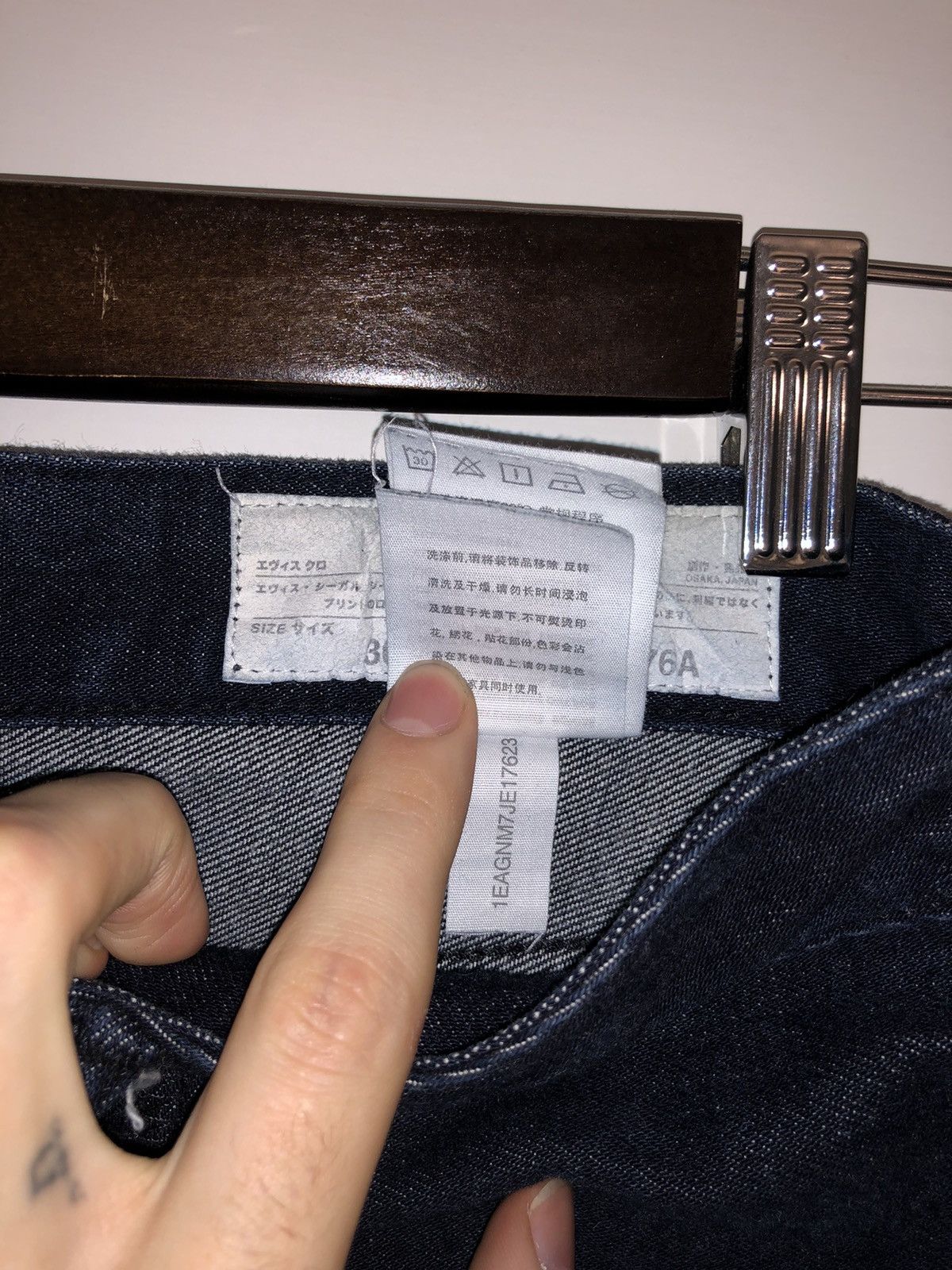 Evisu Evisu 30x32 Reflective Script Jeans *Rare* Size US 30 / EU 46 - 7 Thumbnail