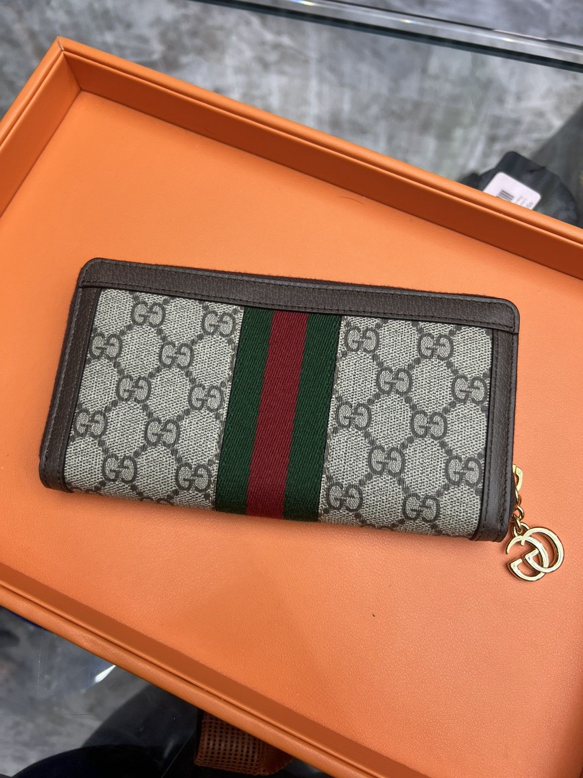 Gucci Gucci Ophidia GG Zip-Around Wallet Size ONE SIZE - 2 Thumbnail
