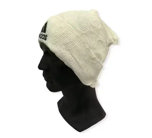 Adidas Vintage Adidas Big Logo Beanie Hat Size ONE SIZE - 2 Thumbnail