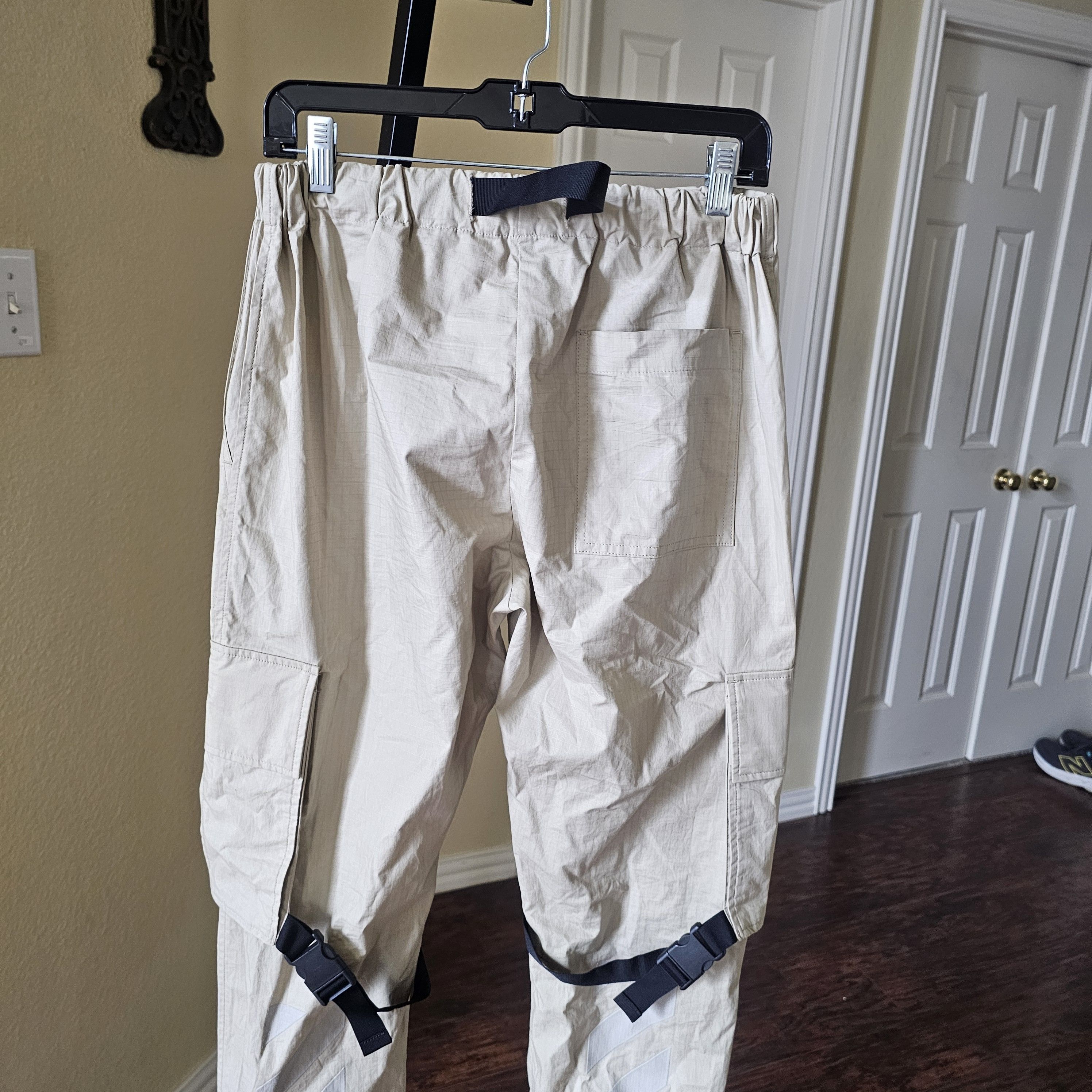 Off-White Off-White Beige Cotton Cargo Pants Size S Size US 32 / EU 48 - 9 Thumbnail