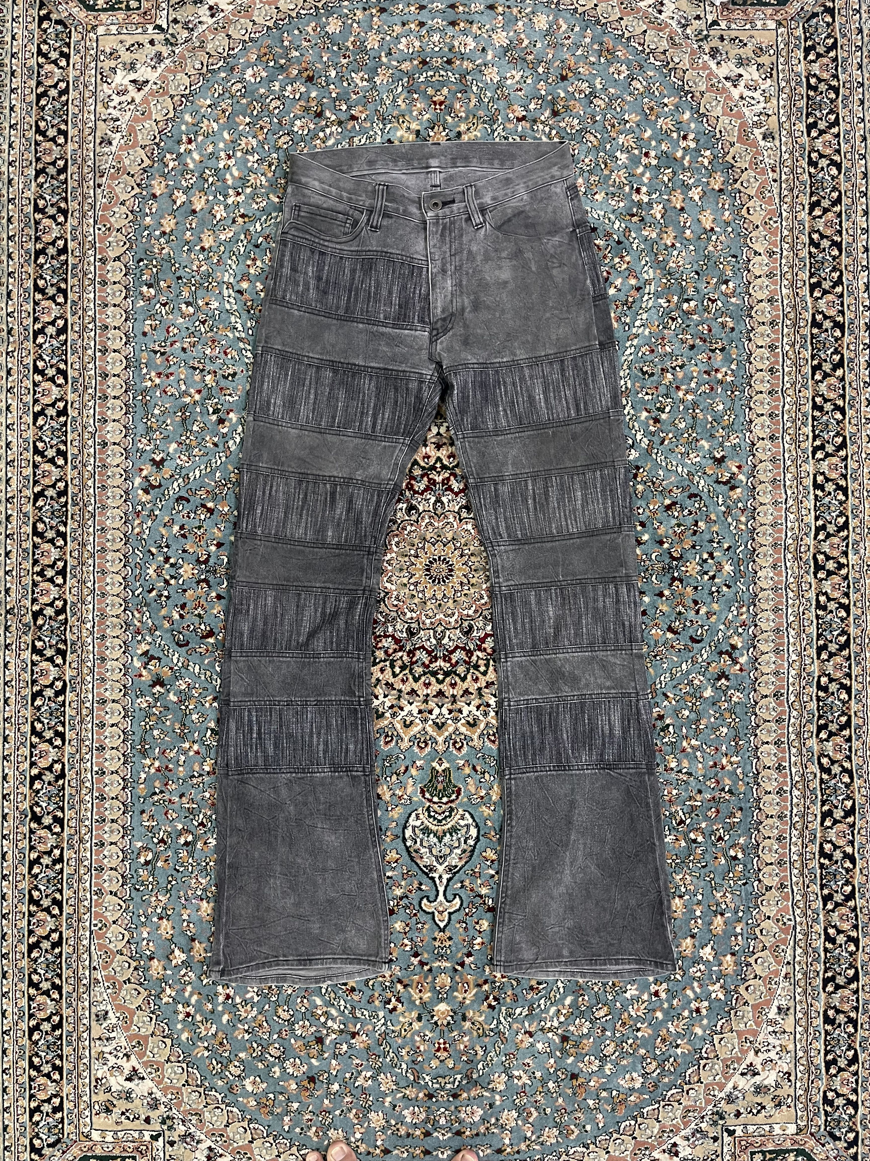 14th Addiction × Hysteric Glamour × If Six Was Nine Vintage Rupert Made in Japan Flared Hagi Jeans Travis Scott Size US 29 - 4 Thumbnail