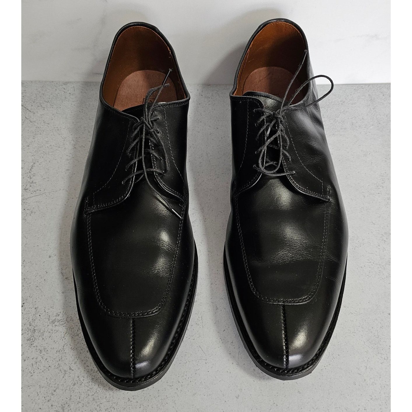 Allen Edmonds EUC Allen Edmonds Resoled Split Toe Delray Dress Shoes 15 B Size US 15 / EU 48 - 1 Thumbnail