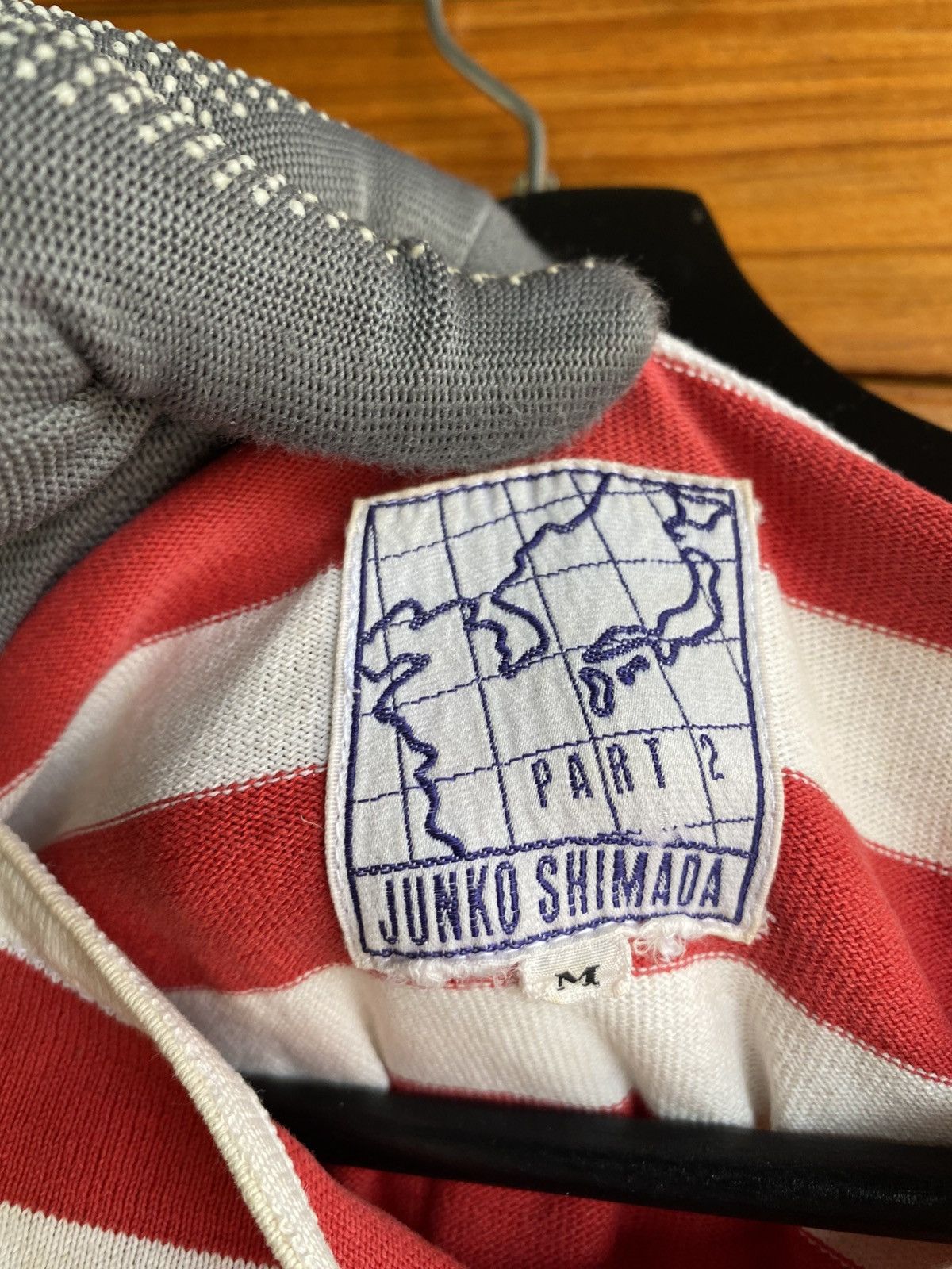 Junko Shimada Vintage Junko Shimada Red White Striped Nautical Shirt Size US M / EU 48-50 / 2 - 6 Thumbnail