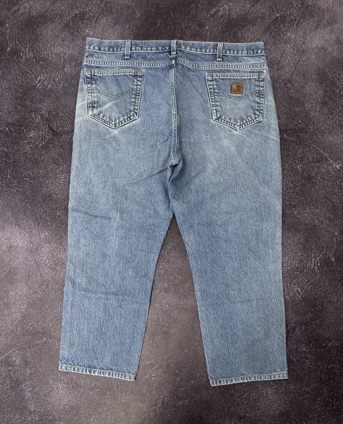 Carhartt × Vintage Vintage Carhartt 90s Faded Light Blue Hype Denim Baggy Jeans Size US 38 / EU 54 - 1 Thumbnail