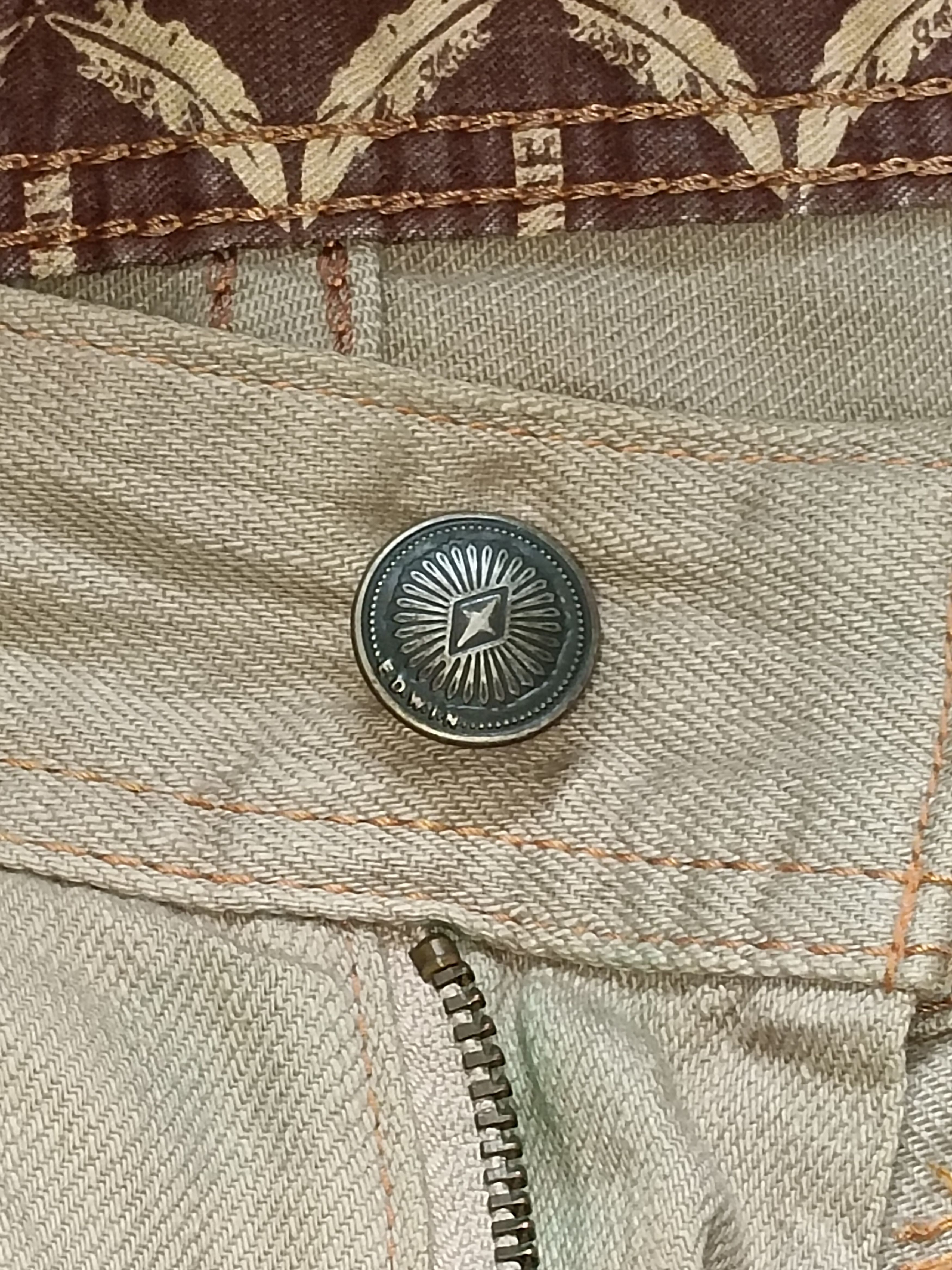 Edwin × If Six Was Nine × Le Grande Bleu (L.G.B.) EDWIN EXCLUSIVE NAVAJO LEATHER POCKET JEANS Size US 32 / EU 48 - 11 Thumbnail