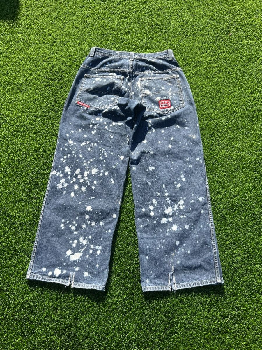 JNCO Vintage Y2K Bleach Wash JNCOS Size US 32 / EU 48 - 4 Thumbnail