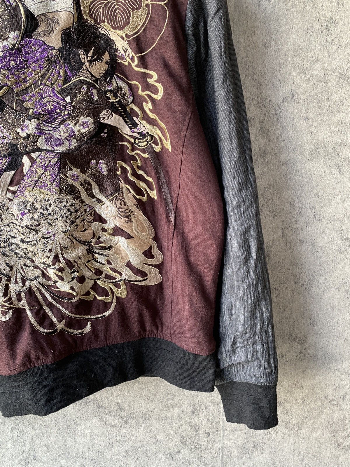 If Six Was Nine Vintage Japanese Traditional Samurai Bomber Jacket Size US XL / EU 56 / 4 - 15 Thumbnail