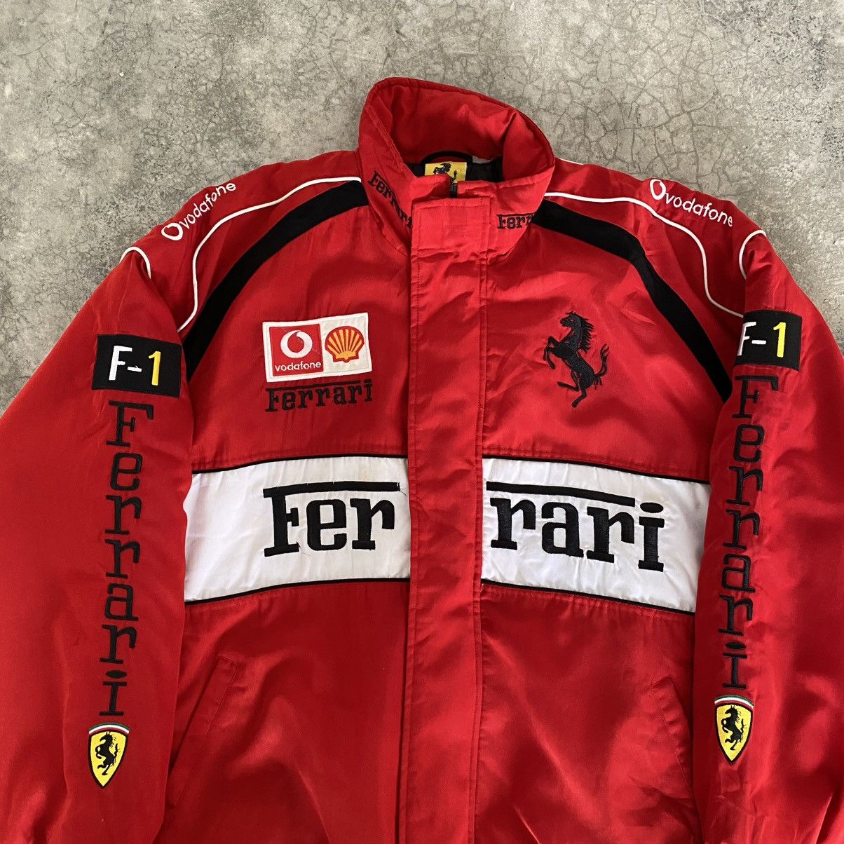 Ferrari Vintage 1996 Ferrari Formula 1 Nice Man Racing Jacket Size US XXL / EU 58 / 5 - 3 Thumbnail