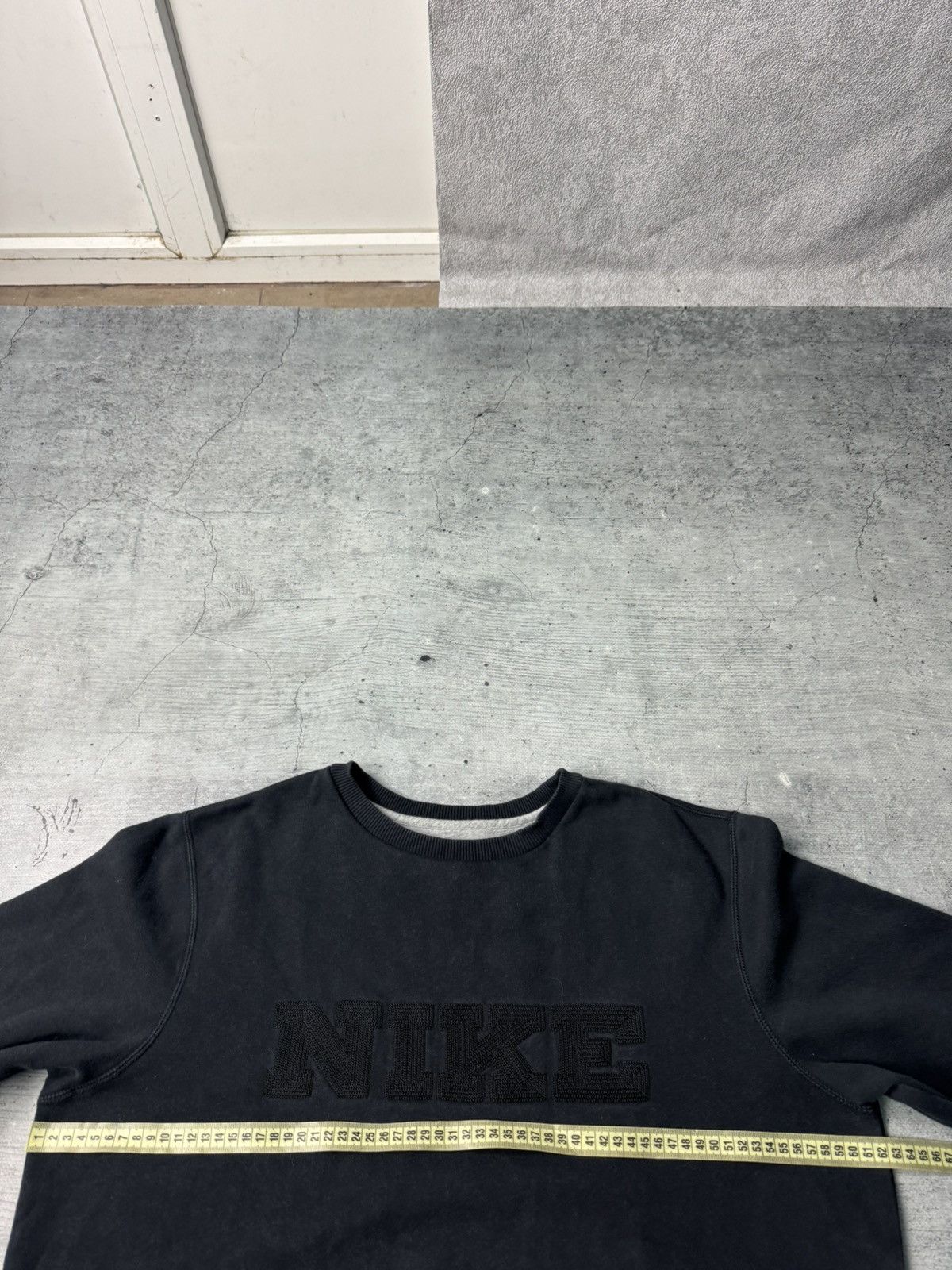 Nike Vintage 2000's Nike Y2K Sweatshirt Black Mens L Size US L / EU 52-54 / 3 - 2 Thumbnail