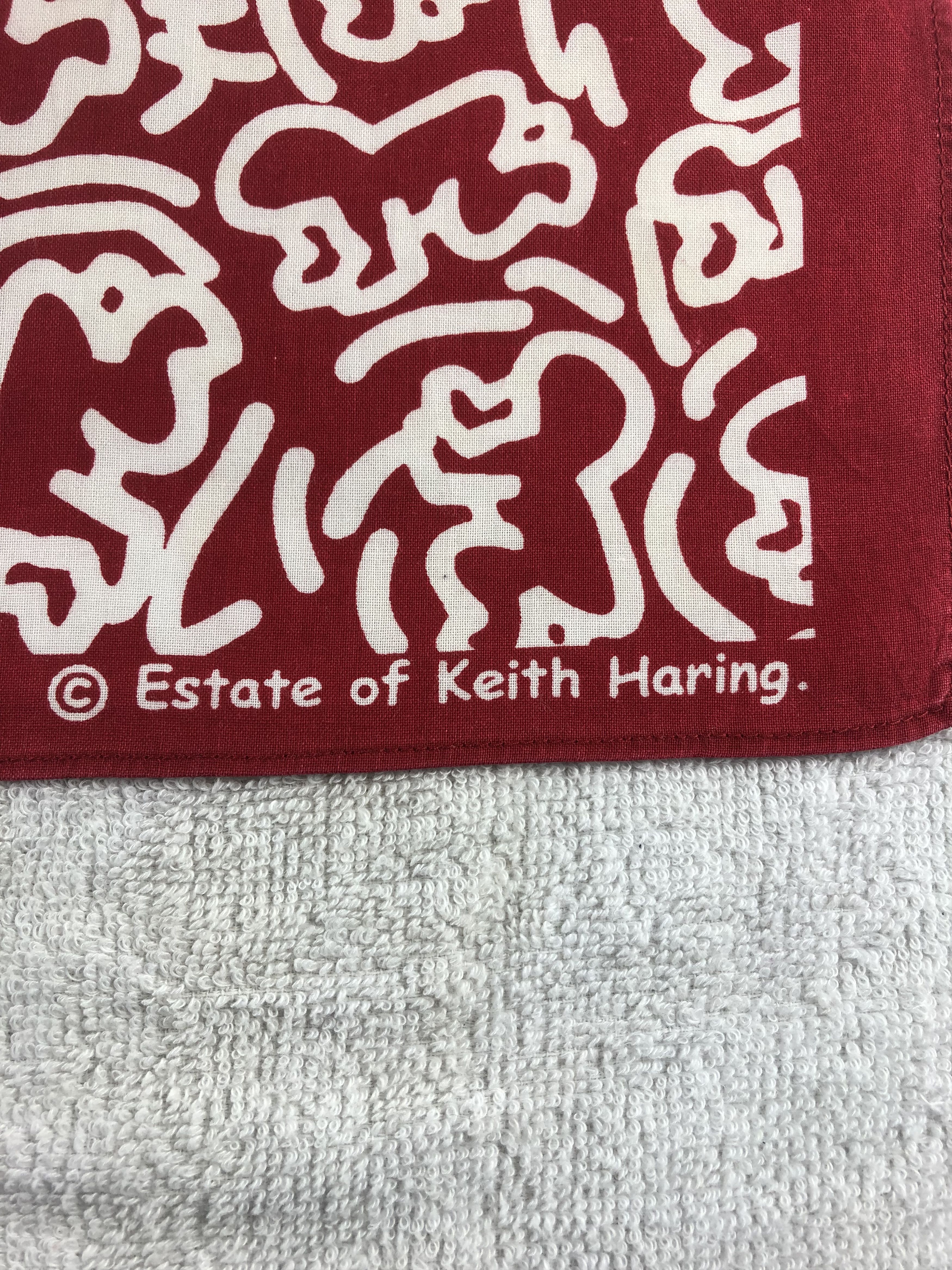 Keith Haring Keith Haring Handkerchief / Bandana / Neckerchief Size ONE SIZE - 5 Thumbnail