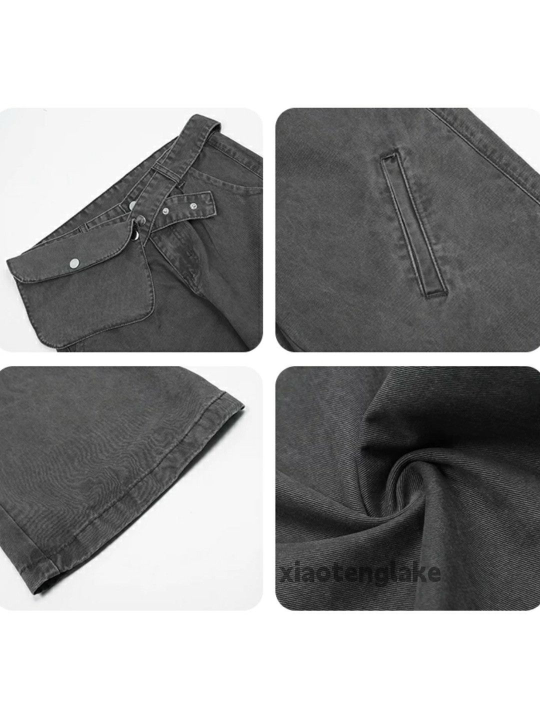 Designer × Japanese Brand × Vintage washed faded utility skate hiphop loose work pants Size US 30 / EU 46 - 9 Thumbnail