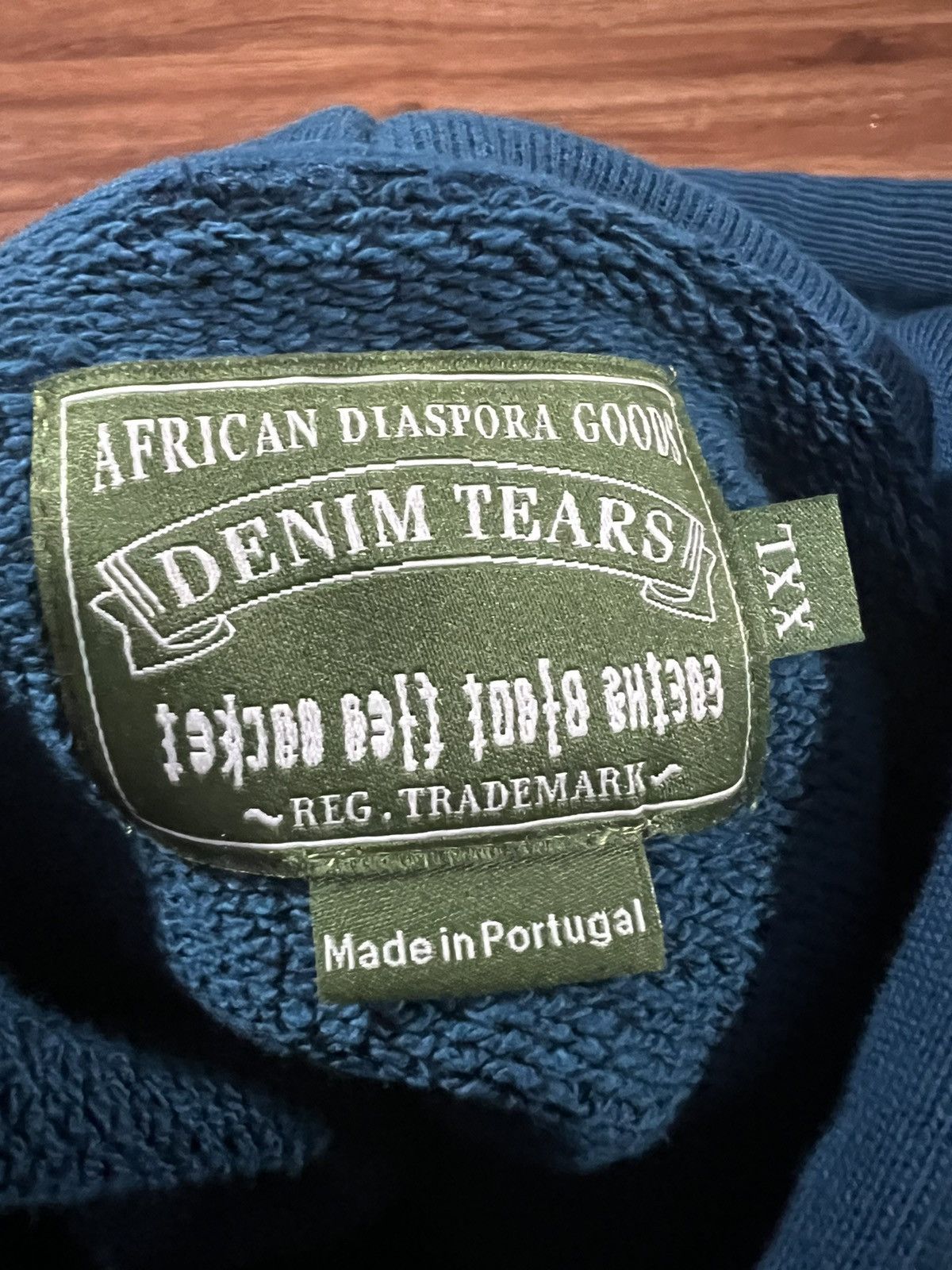 国内発送■DENIM TEARS■× CPFM CACTUS TEARS WREATH HOODIE Denim Tears x CPFM Cactus Tears Wreath Hoodie Navy Men's