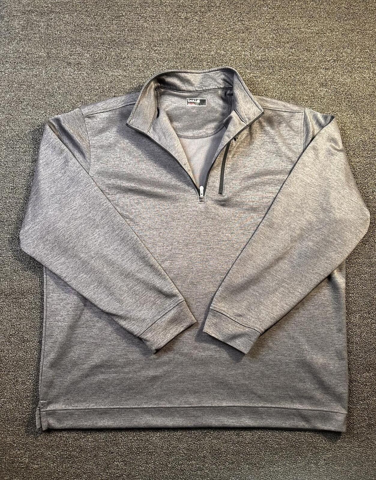 Bolle Bollé Gray Quarter-Zip XXL Pullover Sweatshirt Size US L / EU 52-54 / 3 - 1 Thumbnail
