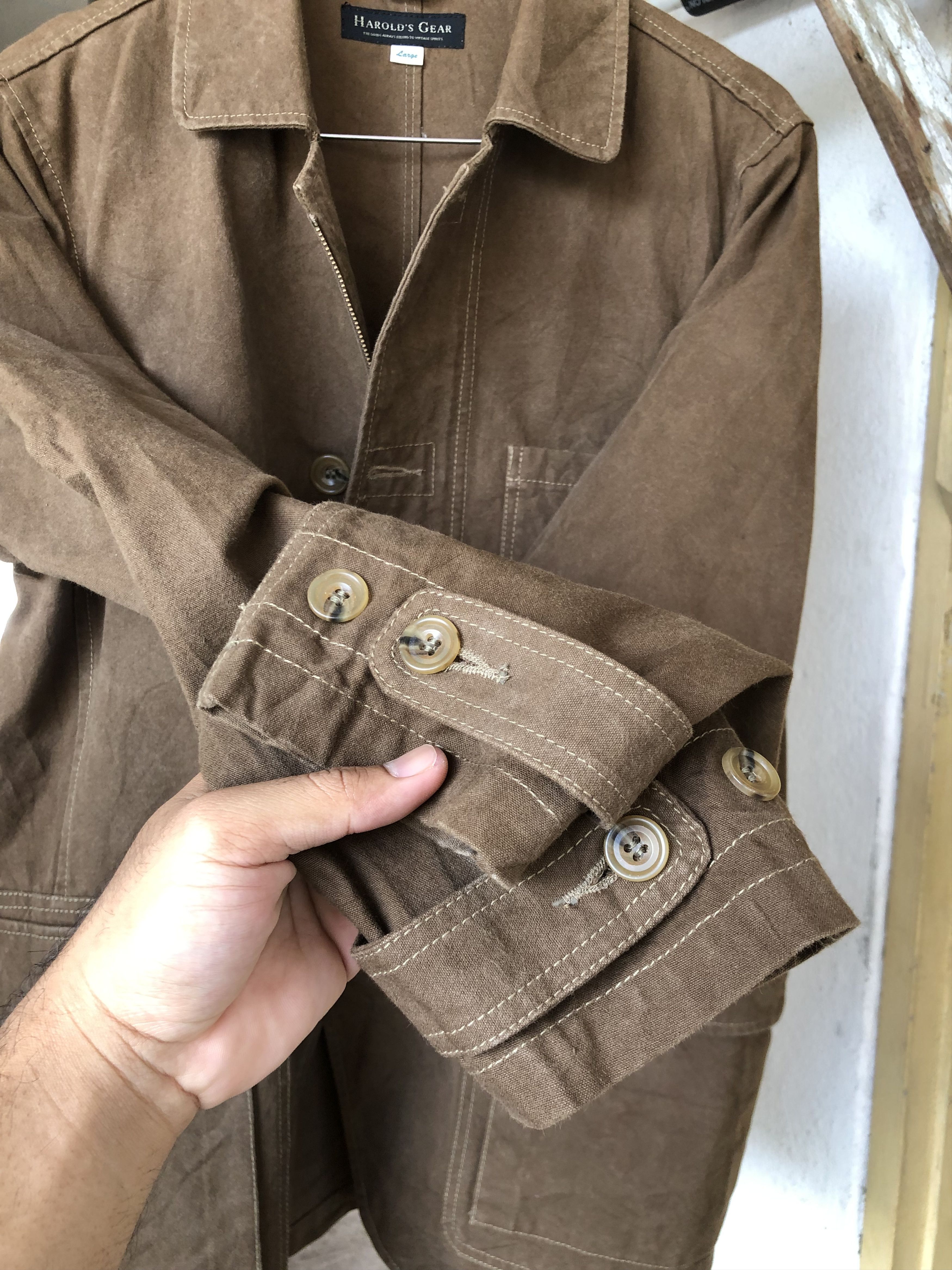 Vintage Vintage 90s Harold's Gear Chore Hunting Jacket Size US L / EU 52-54 / 3 - 9 Thumbnail