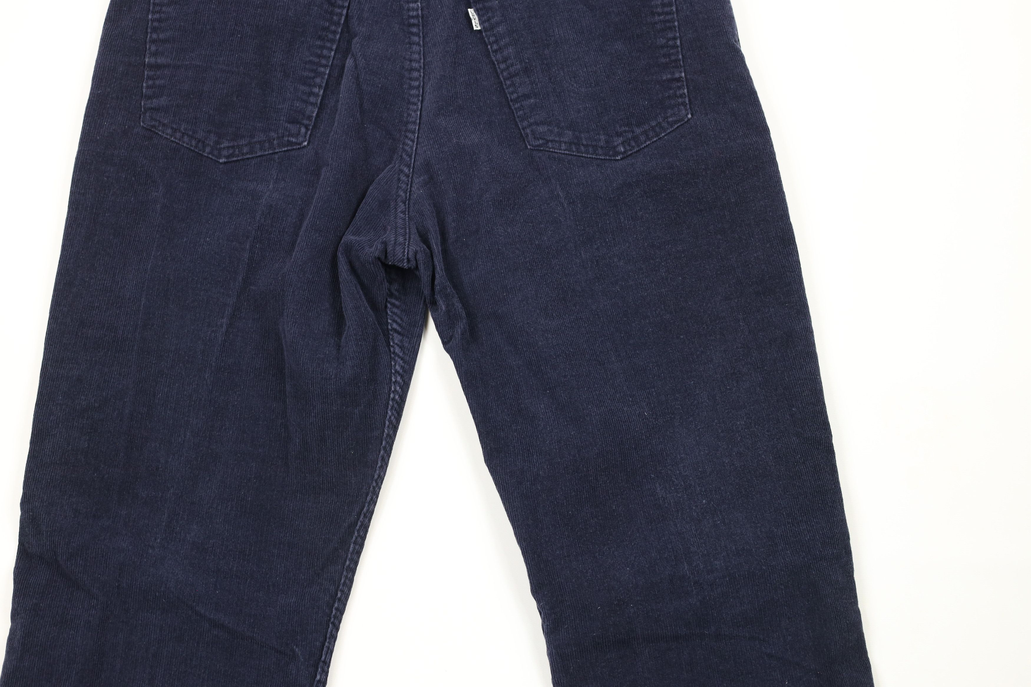 Levi's × Vintage Vintage 80s Levis 517 Bootcut Corduroy Chino Pants Blue USA Size US 36 / EU 52 - 10 Thumbnail