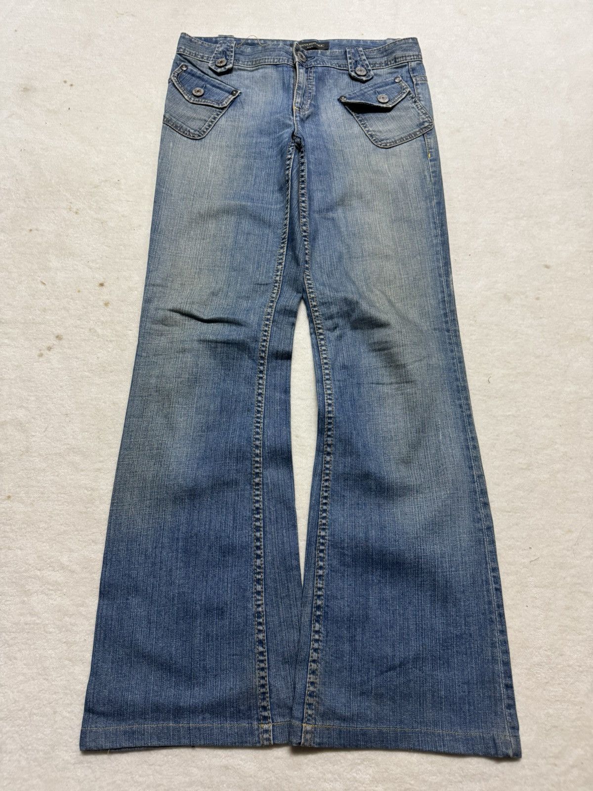 Banana Republic VINTAGE 2000s BANANA REPUBLIC BUSHPANTS FLARED RARE POCKET Size US 31 - 1 Thumbnail