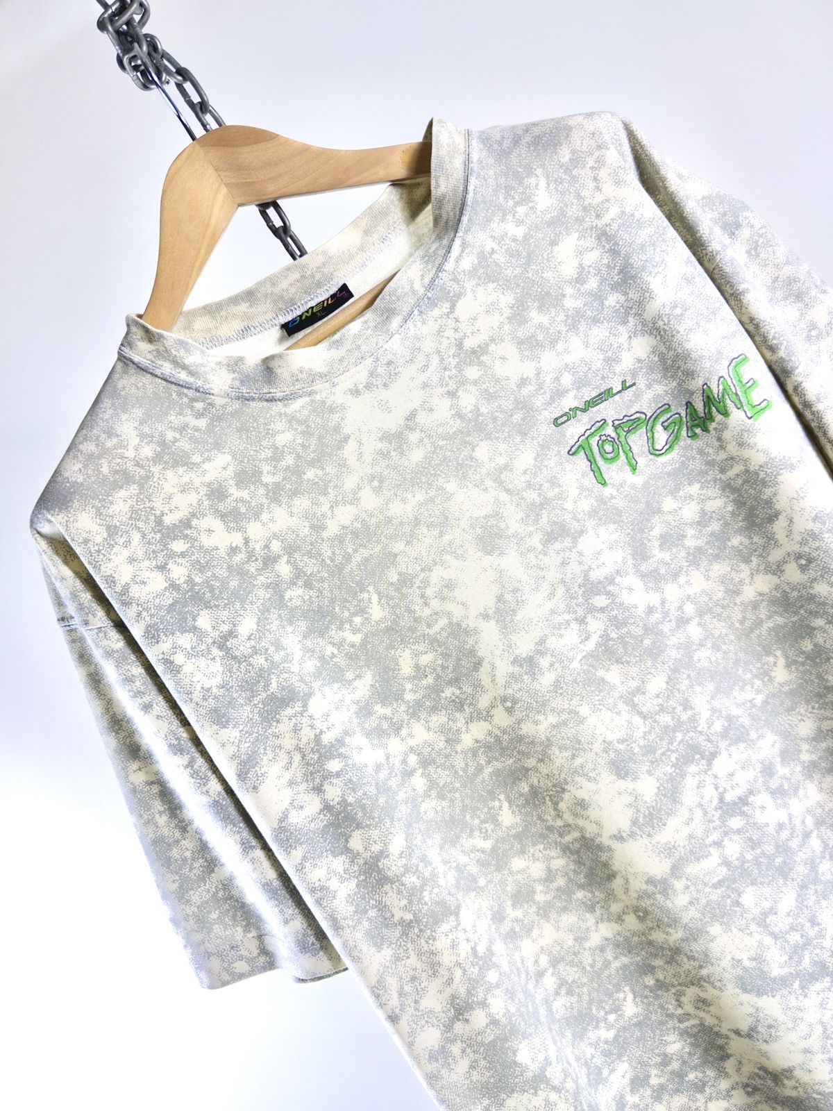 O'Neill 90s Vintage O’neill Camo AOP Surf Tee T-Shirt Size US XL / EU 56 / 4 - 3 Thumbnail