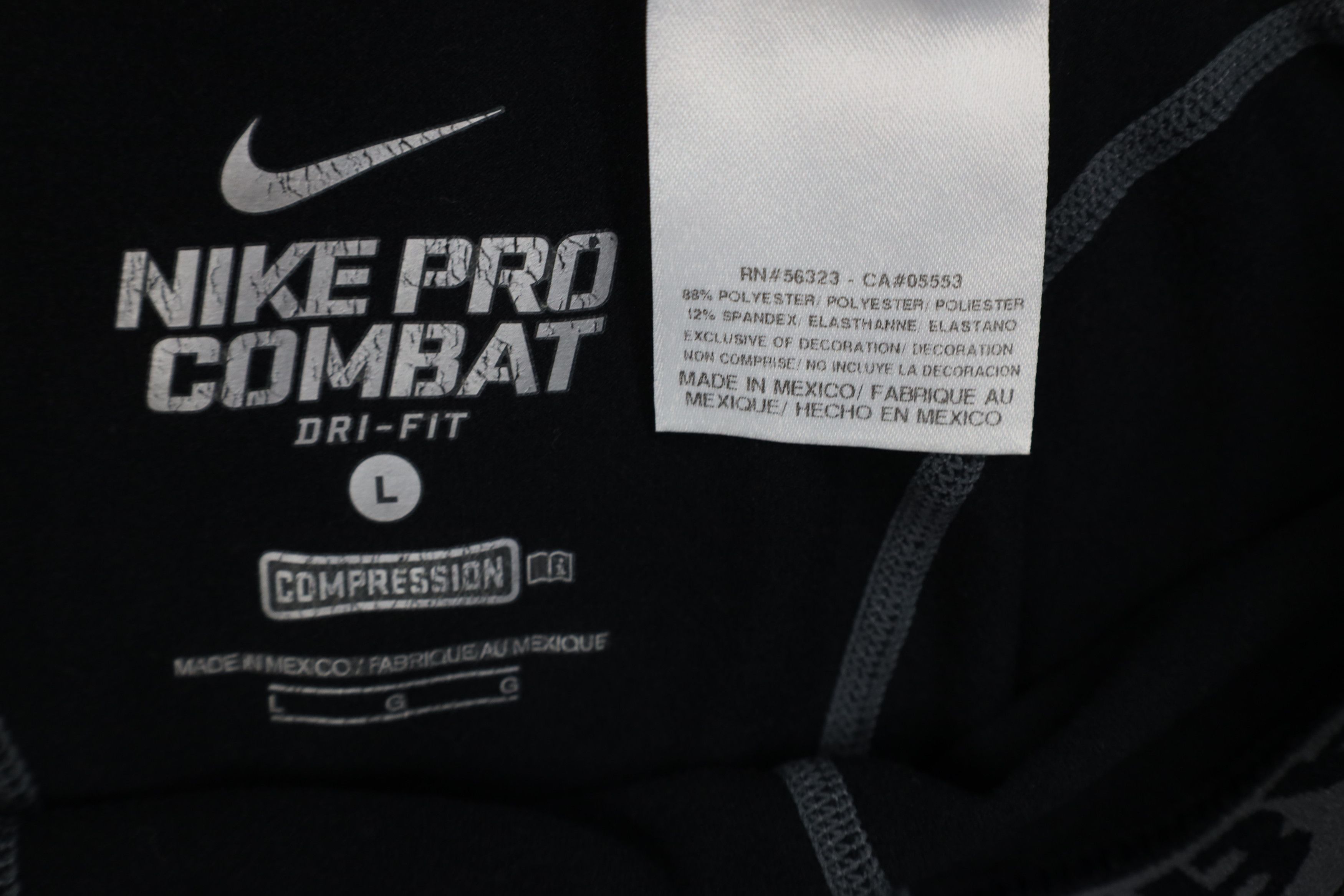 Nike Nike Pro Combat Lined Training Spandex Pants Black Run Size US 36 / EU 52 - 7 Thumbnail