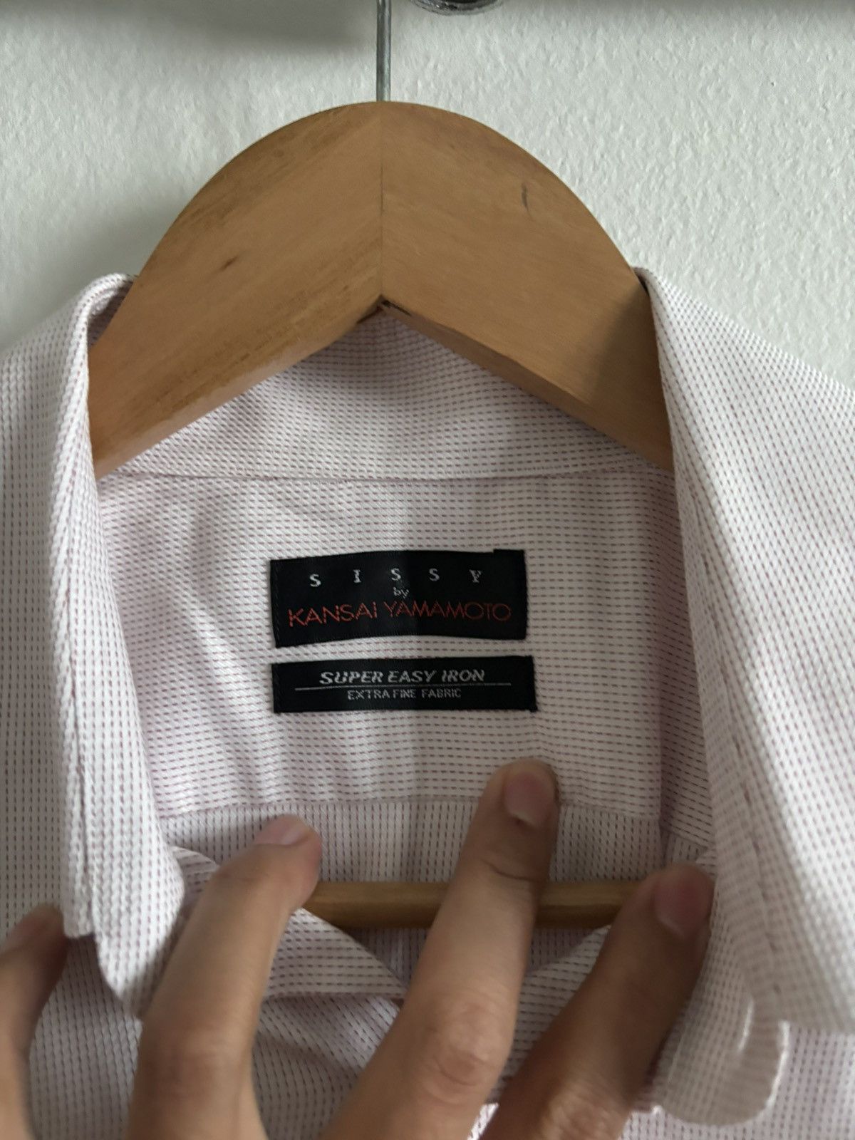 Kansai Yamamoto SISSEY by KANSAI YOMAMOTO Button Up Shirt long Sleeve Size US M / EU 48-50 / 2 - 2 Thumbnail