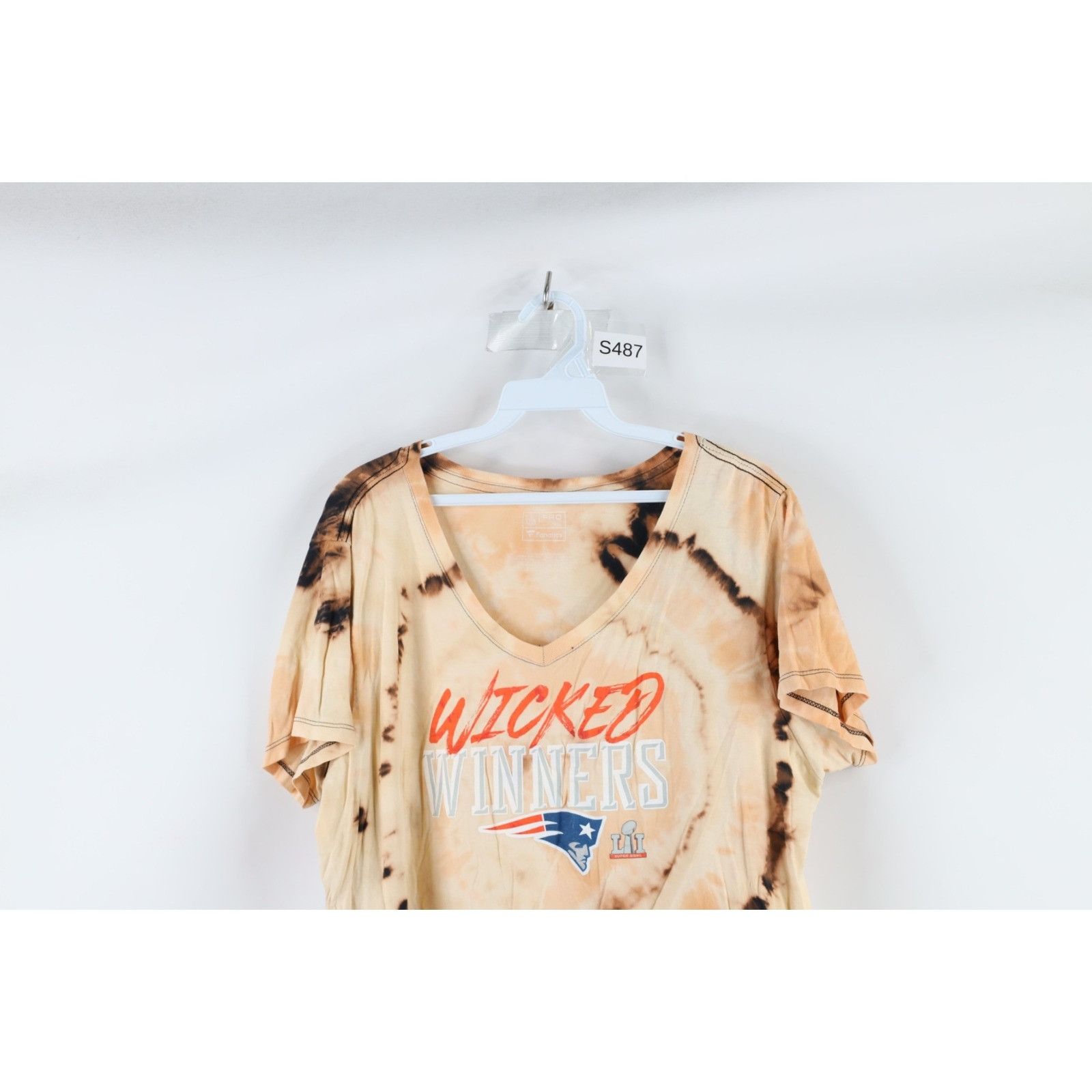 Vintage Fanatics NFL Acid Wash New England Patriots T-Shirt Size XL / US 12-14 / IT 48-50 - 2 Thumbnail