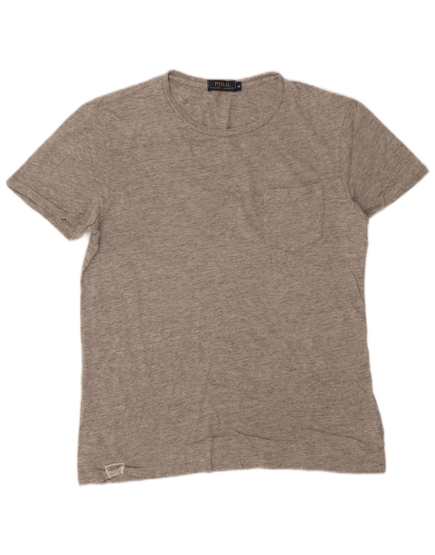 Polo Ralph Lauren Mens T-Shirt Top Medium Grey Cotton Size US M / EU 48-50 / 2 - 1 Thumbnail