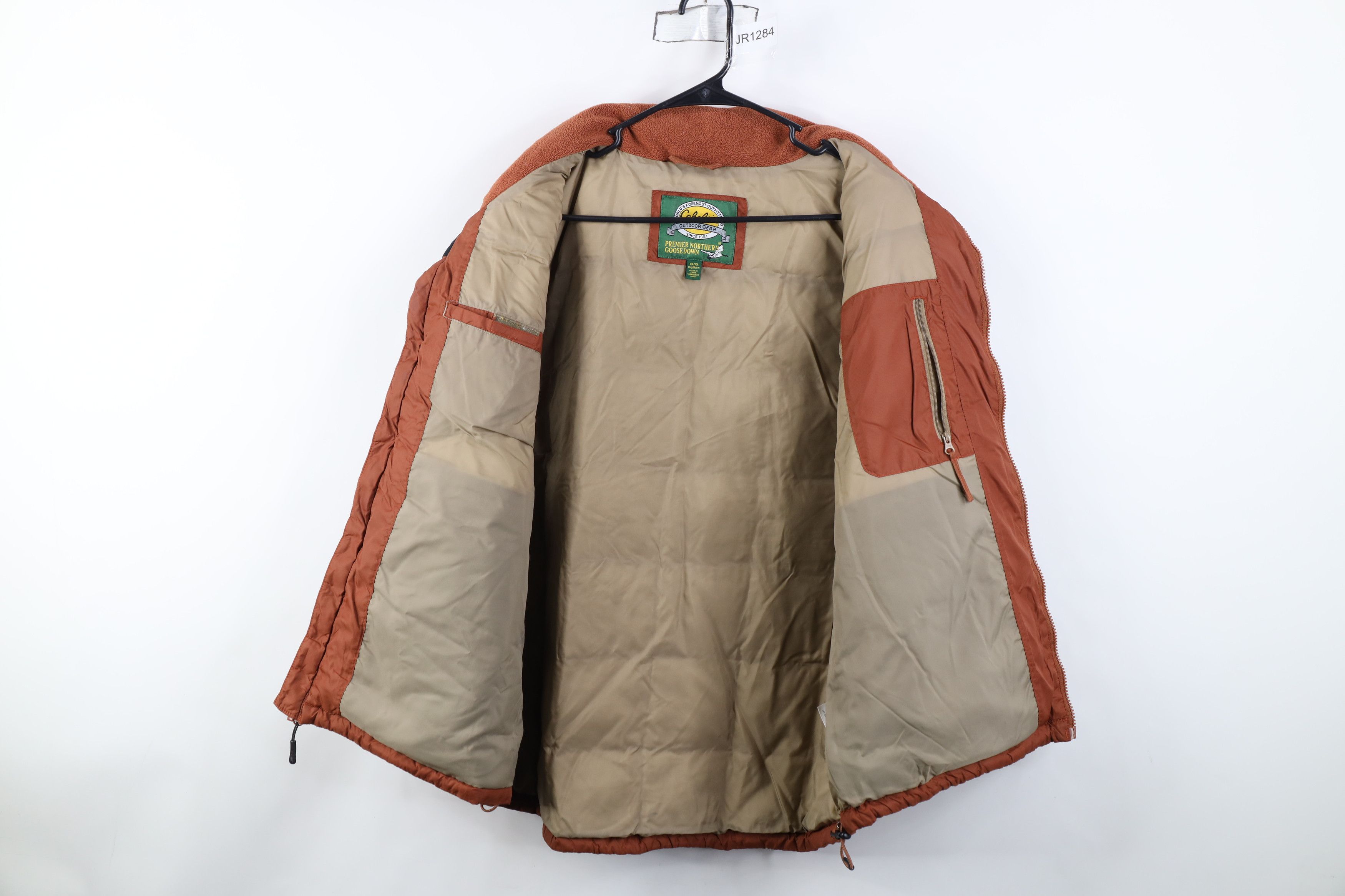 Cabelas Vintage Cabelas Down Fill Full Zip Puffer Vest Jacket Orange Size US XL / EU 56 / 4 - 9 Thumbnail