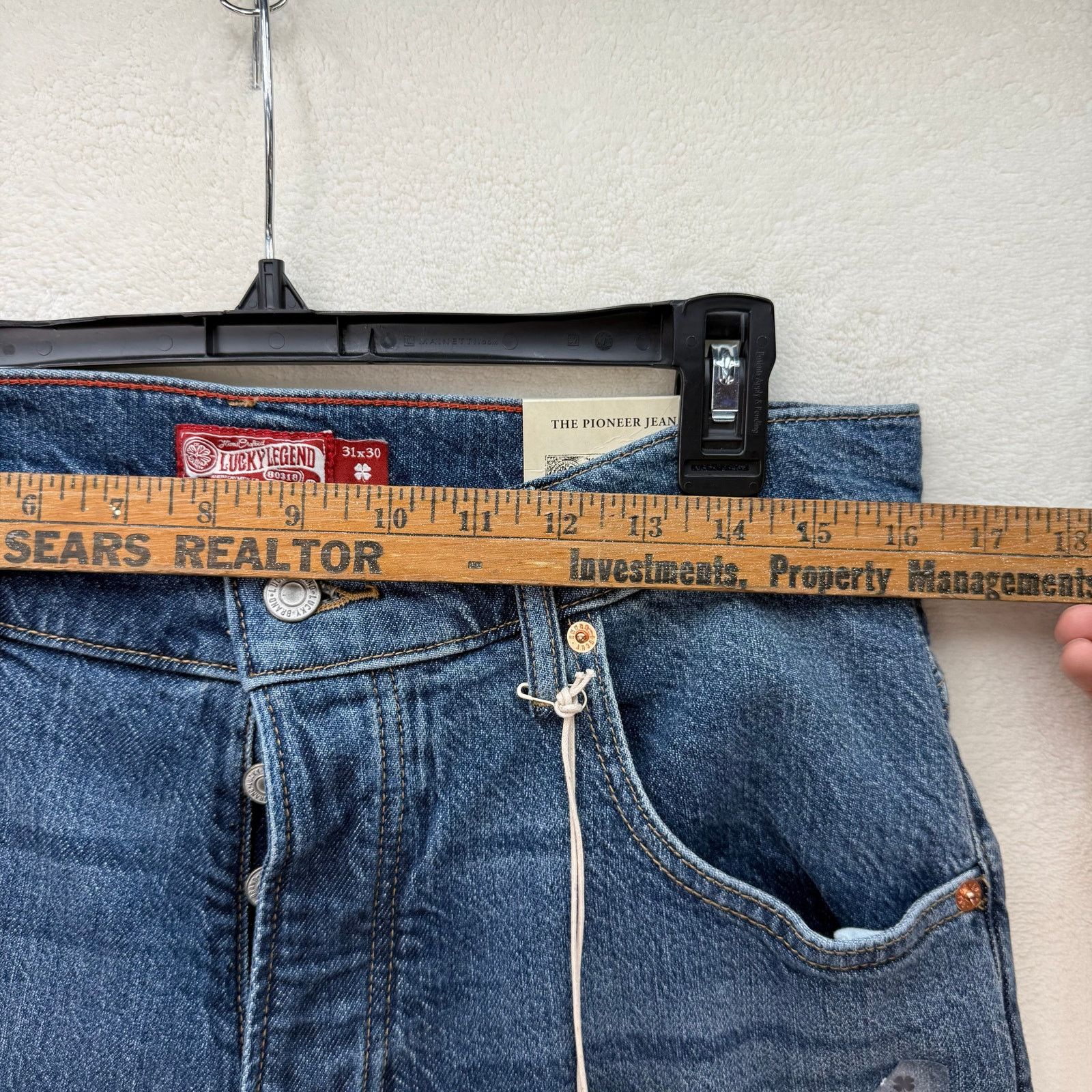 Lucky Brand LUCKY BRAND X GOLD RUSH SERIES RARE 31X30 MENS TAPER JEANS Size US 31 - 5 Thumbnail