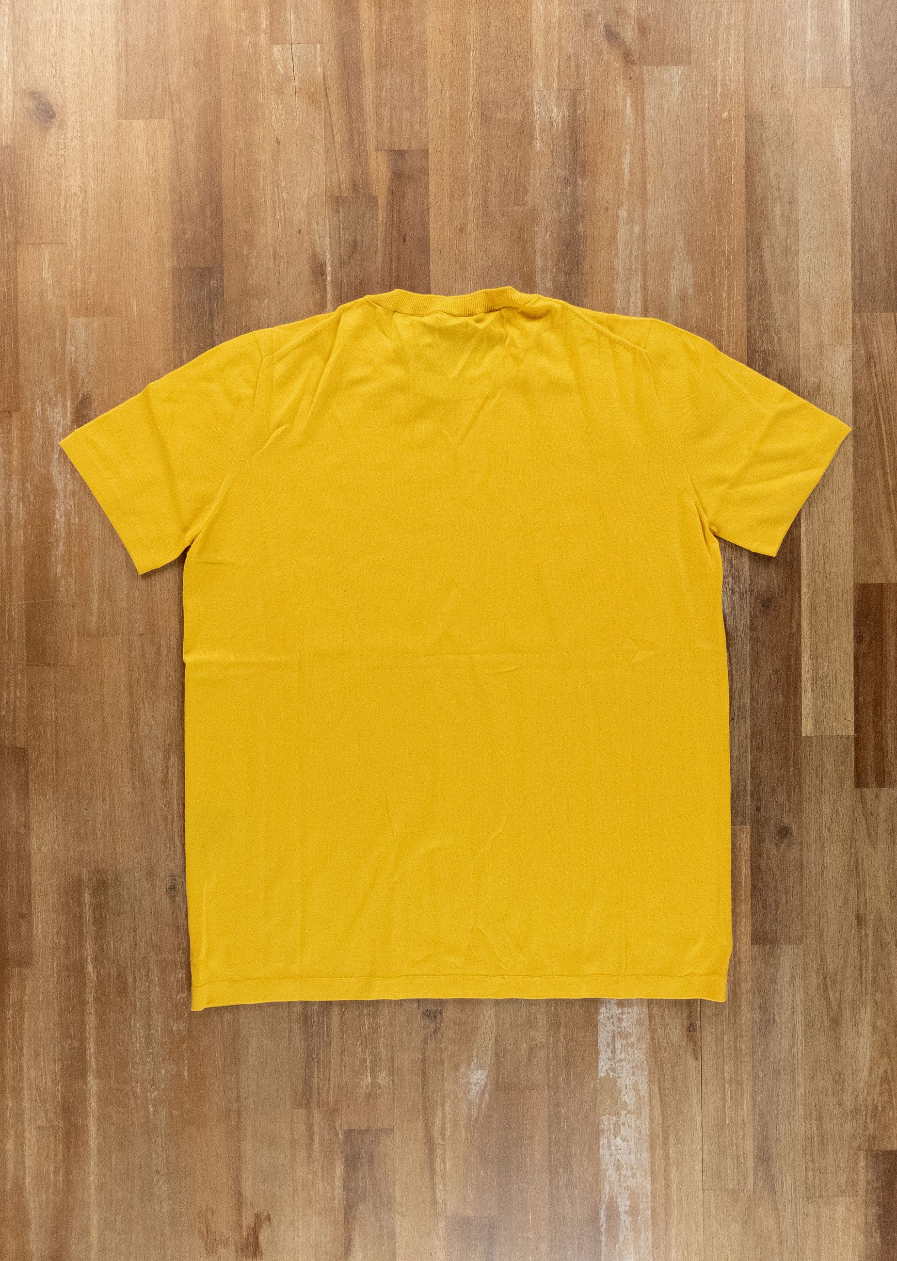 Loro Piana LORO PAINA Angera yellow knit cotton t-shirt 6 US / 42 IT Size M / US 6-8 / IT 42-44 - 7 Thumbnail