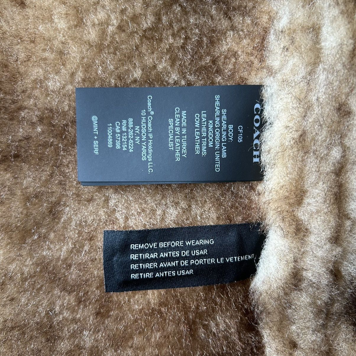 Coach Final Price ⚡ COACH × Mint+Serf One-of-a-Kind Shearling Coat Size US L / EU 52-54 / 3 - 9 Thumbnail