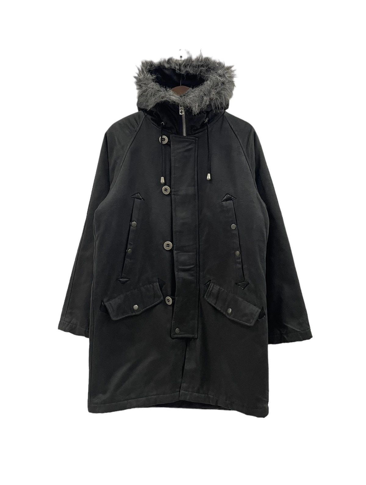 If Six Was Nine × Le Grande Bleu (L.G.B.) × PPFM Berning Sho Japan Suede Parka Jacket Size US M / EU 48-50 / 2 - 2 Thumbnail