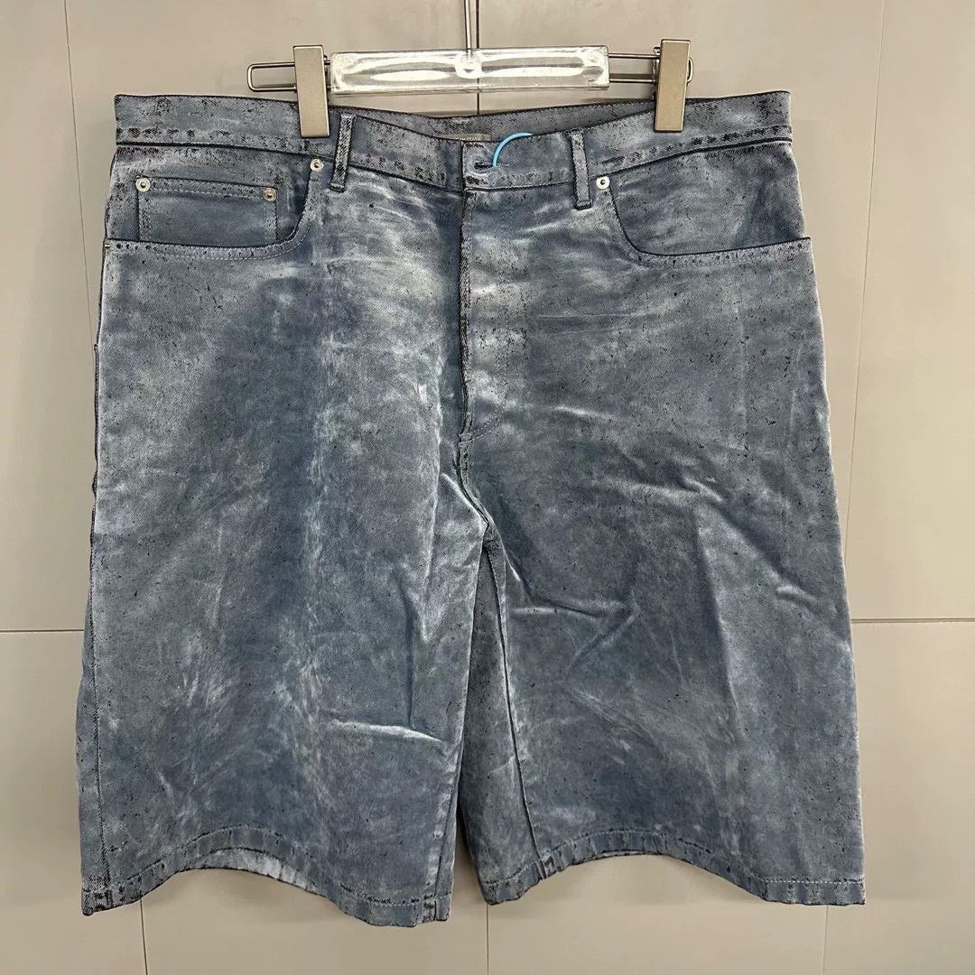 Dior blue distressed shorts by Dior collaboration Size US 36 / EU 52 - 1 Thumbnail