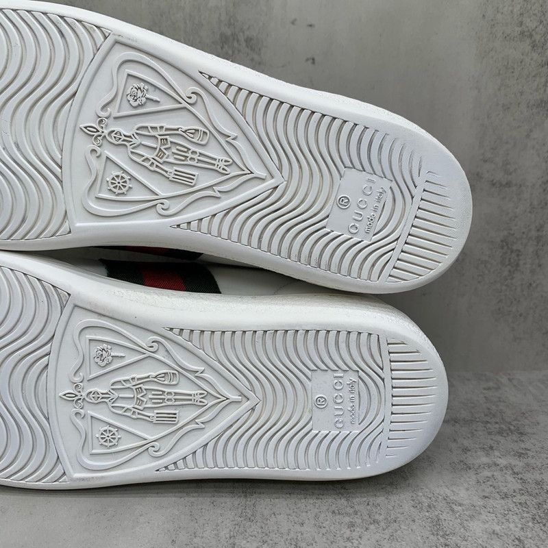 Gucci Gucci Ace Low-Top Sneakers with Bee Design -2508 Size US 5 / IT 35 - 9 Thumbnail