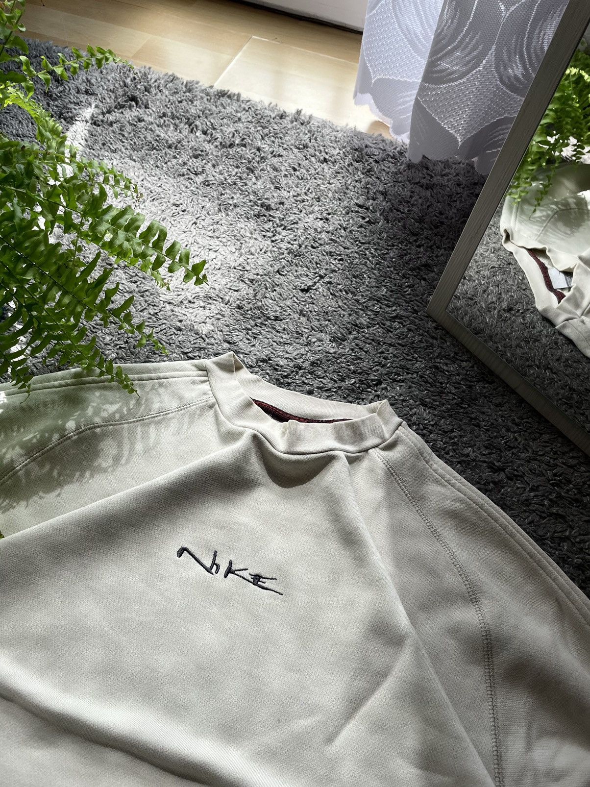 Nike × Vintage 00s Nike Sweatshirt Vintage Streetwear Rare Logo Size US L / EU 52-54 / 3 - 8 Thumbnail
