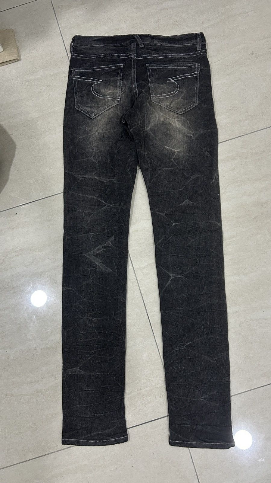 semanticdesign 🔥SEMANTIC DESIGN STONE WASH DENIM PUNK Size 30" / US 8 / IT 44 - 11 Thumbnail