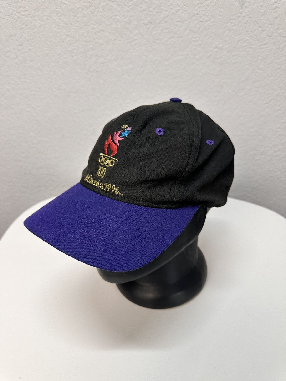Other Vintage Atlanta 1996 Olympic Games black purple cap Size ONE SIZE - 9 Thumbnail