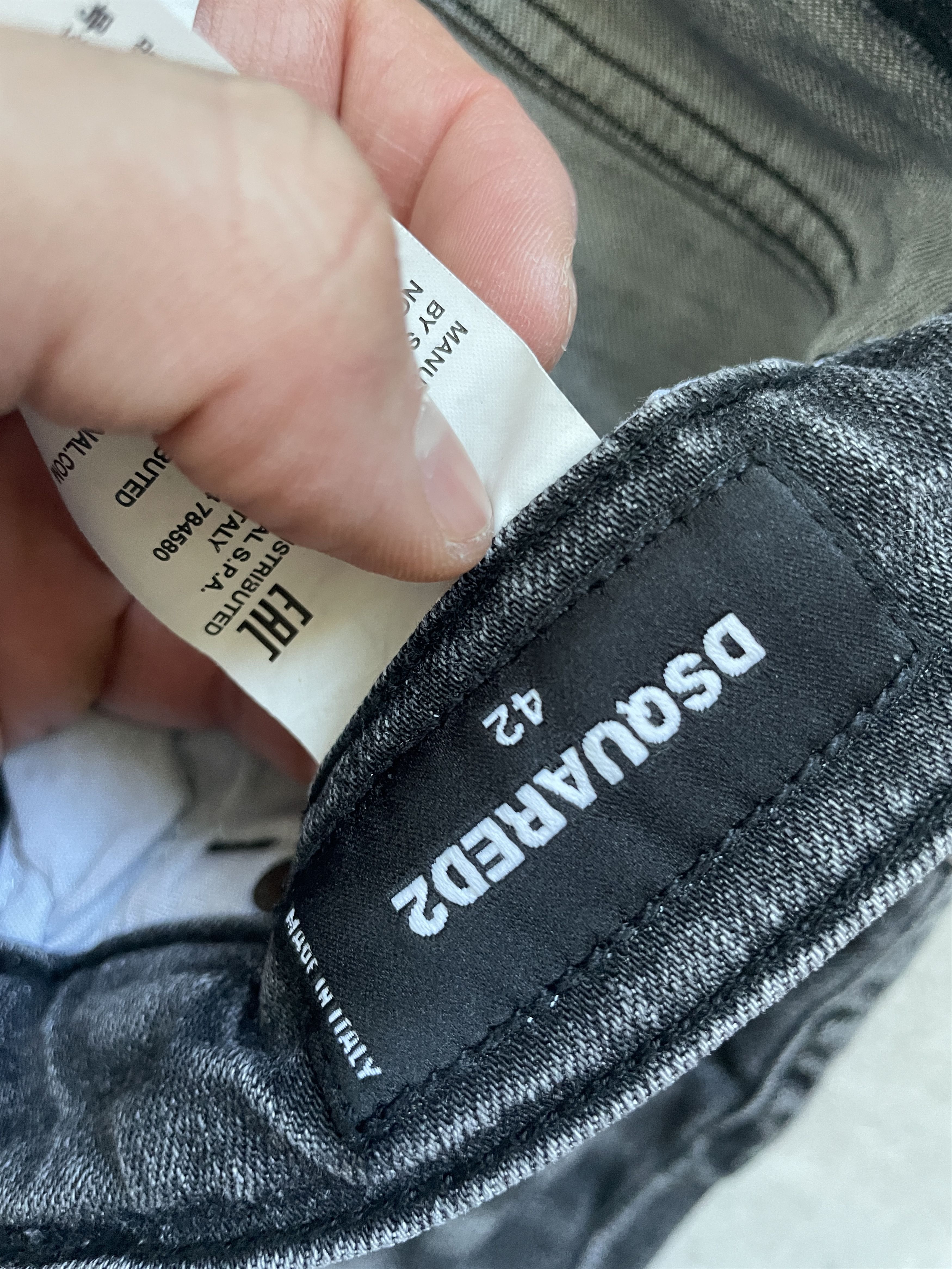 Dsquared2 DSQUARED2 SKINNY GALLERY DEPT TYPE PAINTED DISTRESSED DENIM Size US 29 - 9 Thumbnail