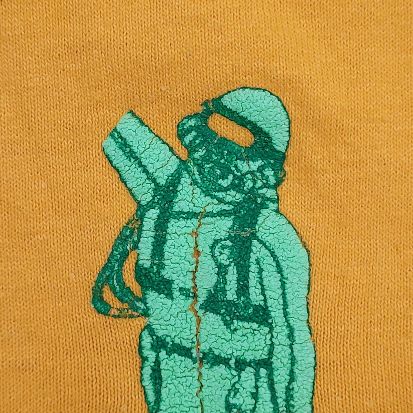 Hanes Vintage 80s Florida Parrot Shirt M/L 21x26 Yellow Size US L / EU 52-54 / 3 - 15 Thumbnail