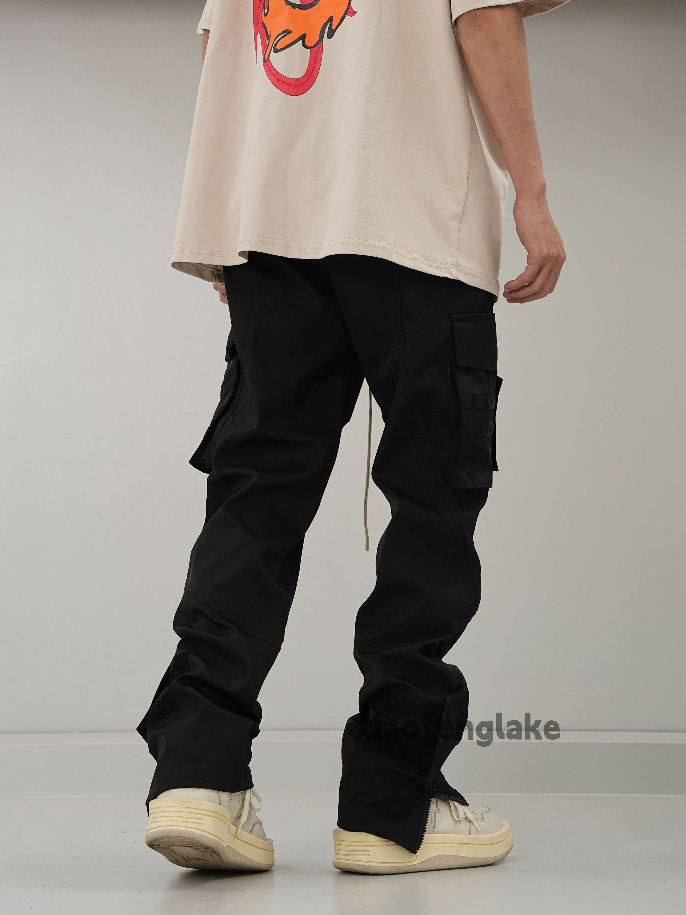Designer × Japanese Brand × Vintage utility military tactical punk zipper flared cargo pants Size US 34 / EU 50 - 5 Thumbnail
