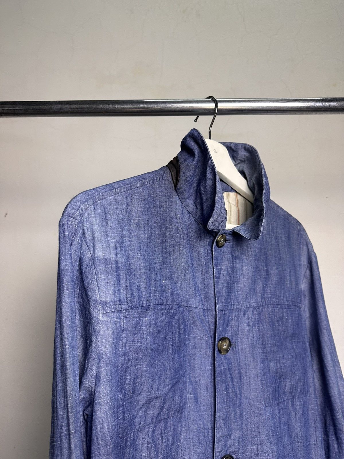 Loro Piana Loro Piana Cotton Boxy Overshirt Jacket Size US S / EU 44-46 / 1 - 19 Thumbnail