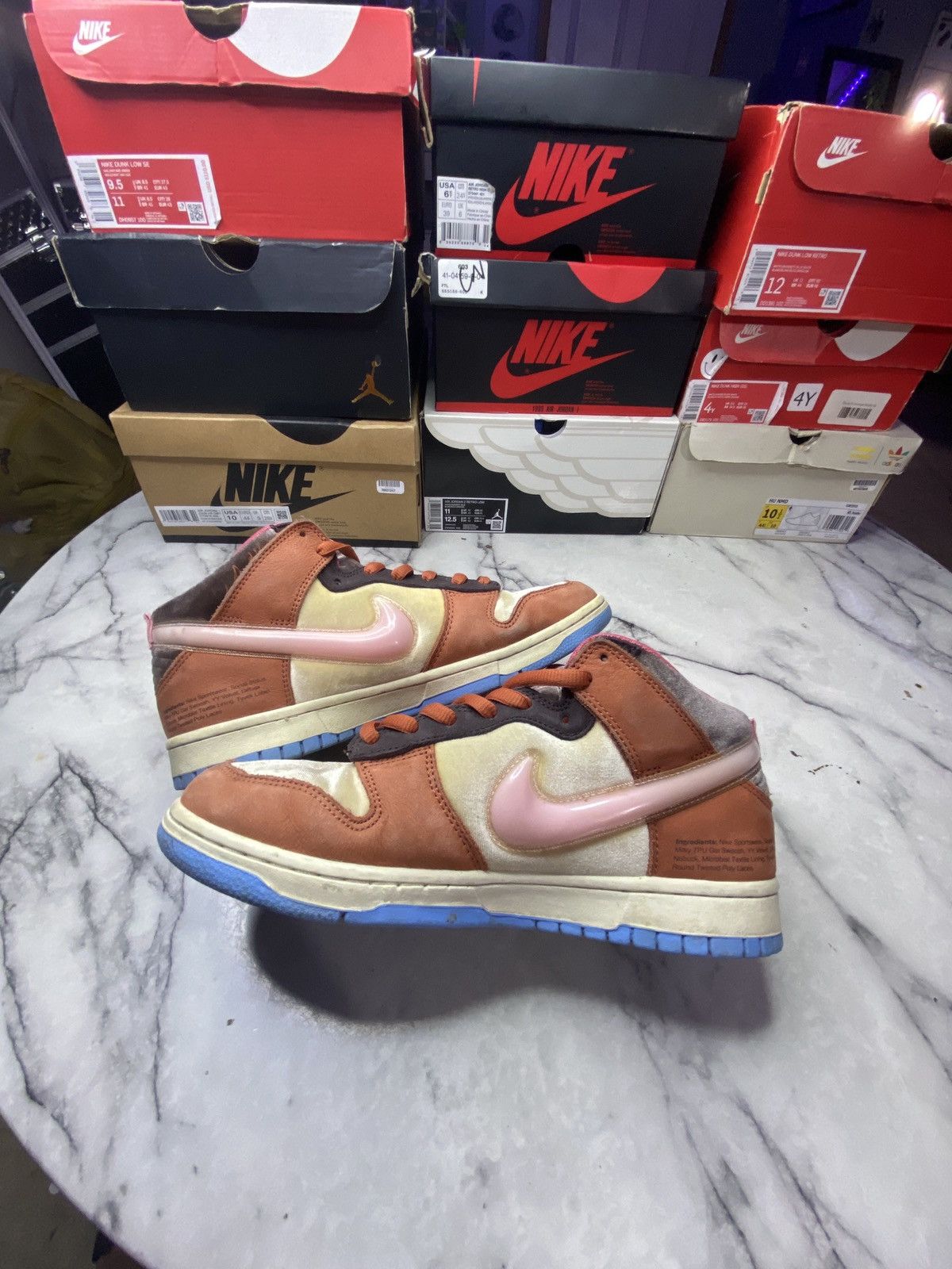 Nike Dunk social status chocolate milk Size US 8.5 / EU 41-42 - 6 Thumbnail