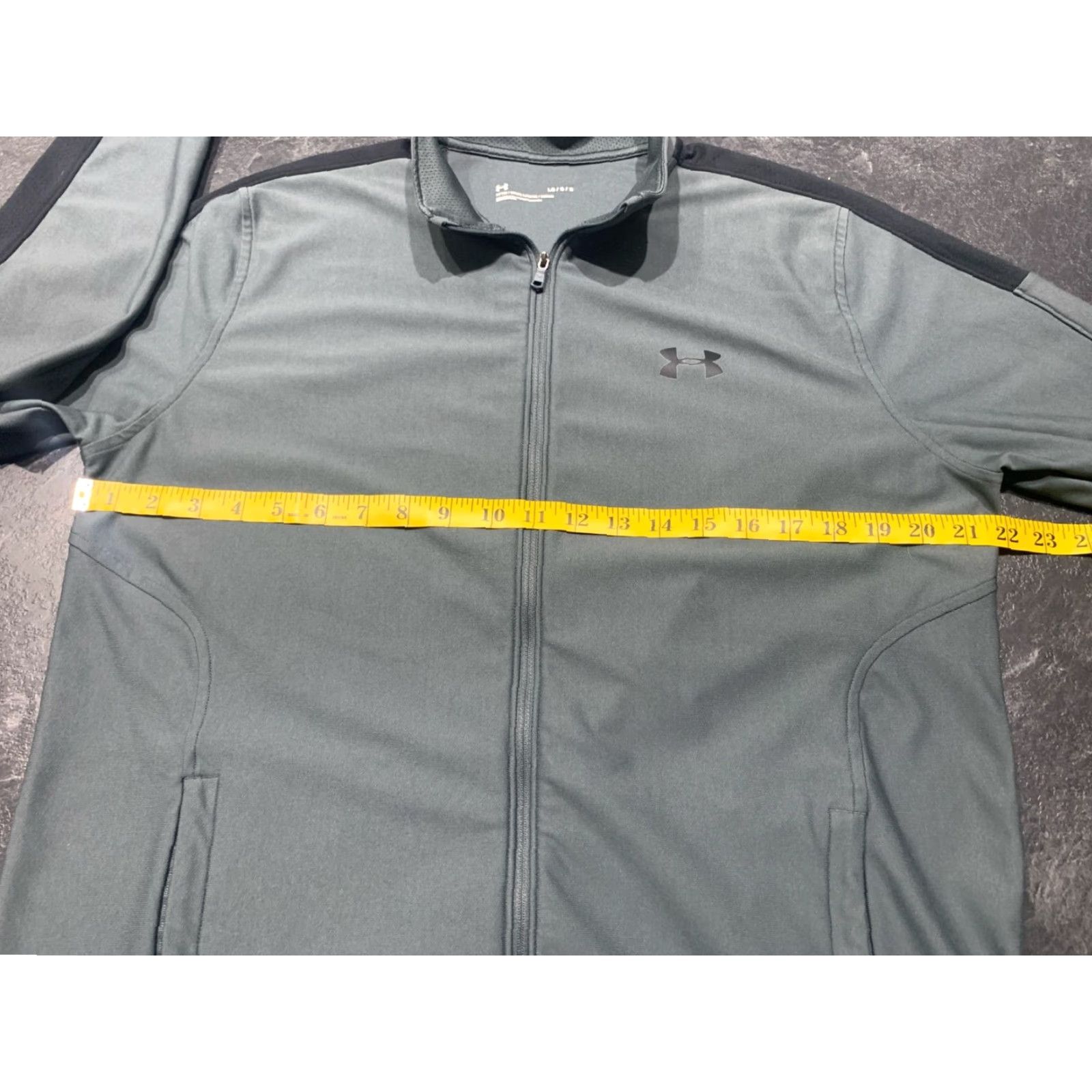 Under Armour Under Armour Performance Track Jacket Full Zip Mens Large Gray Multicolor Size US L / EU 52-54 / 3 - 4 Thumbnail