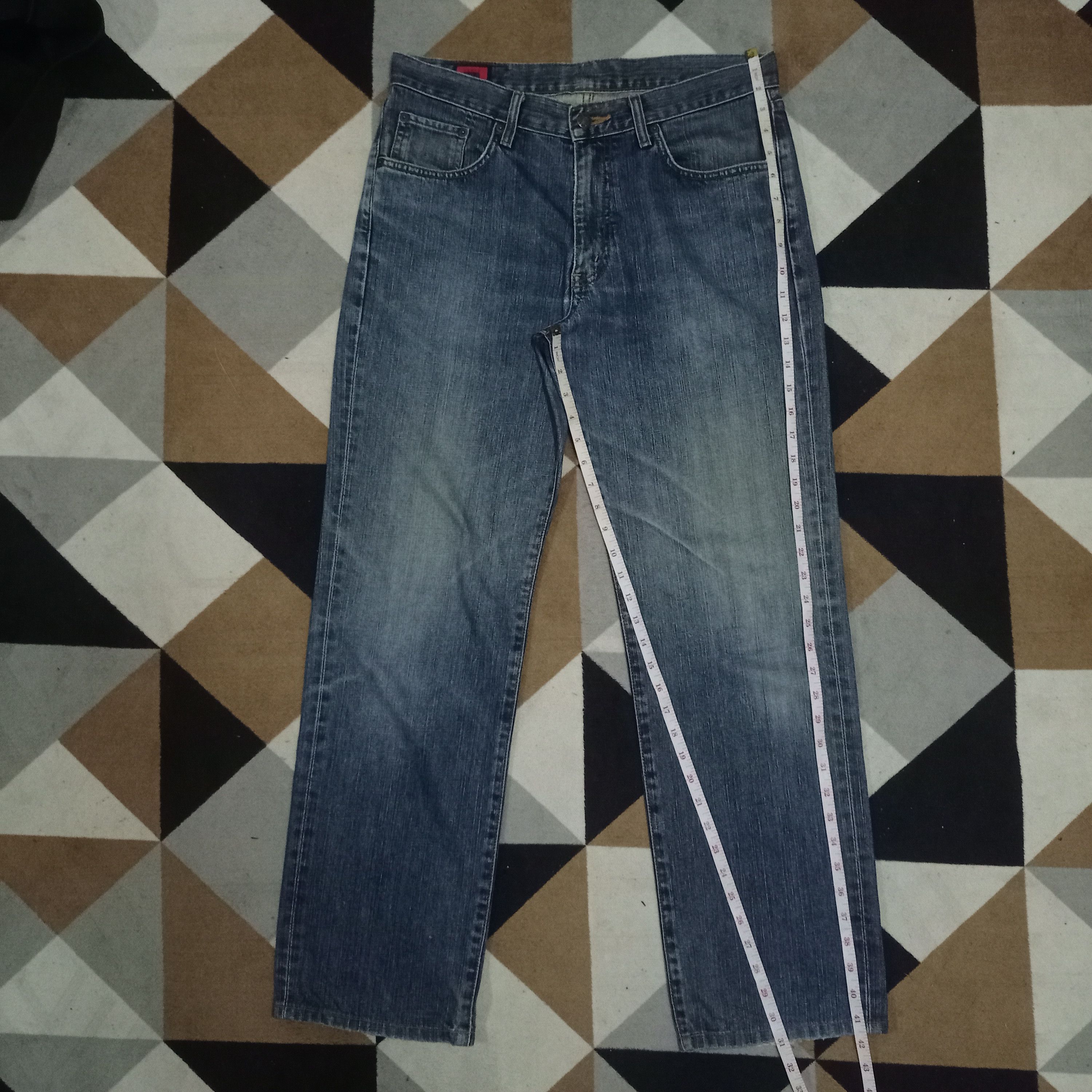 Vintage Japanese Edwin 503 Blue Wash Baggy Jeans 33 X 31