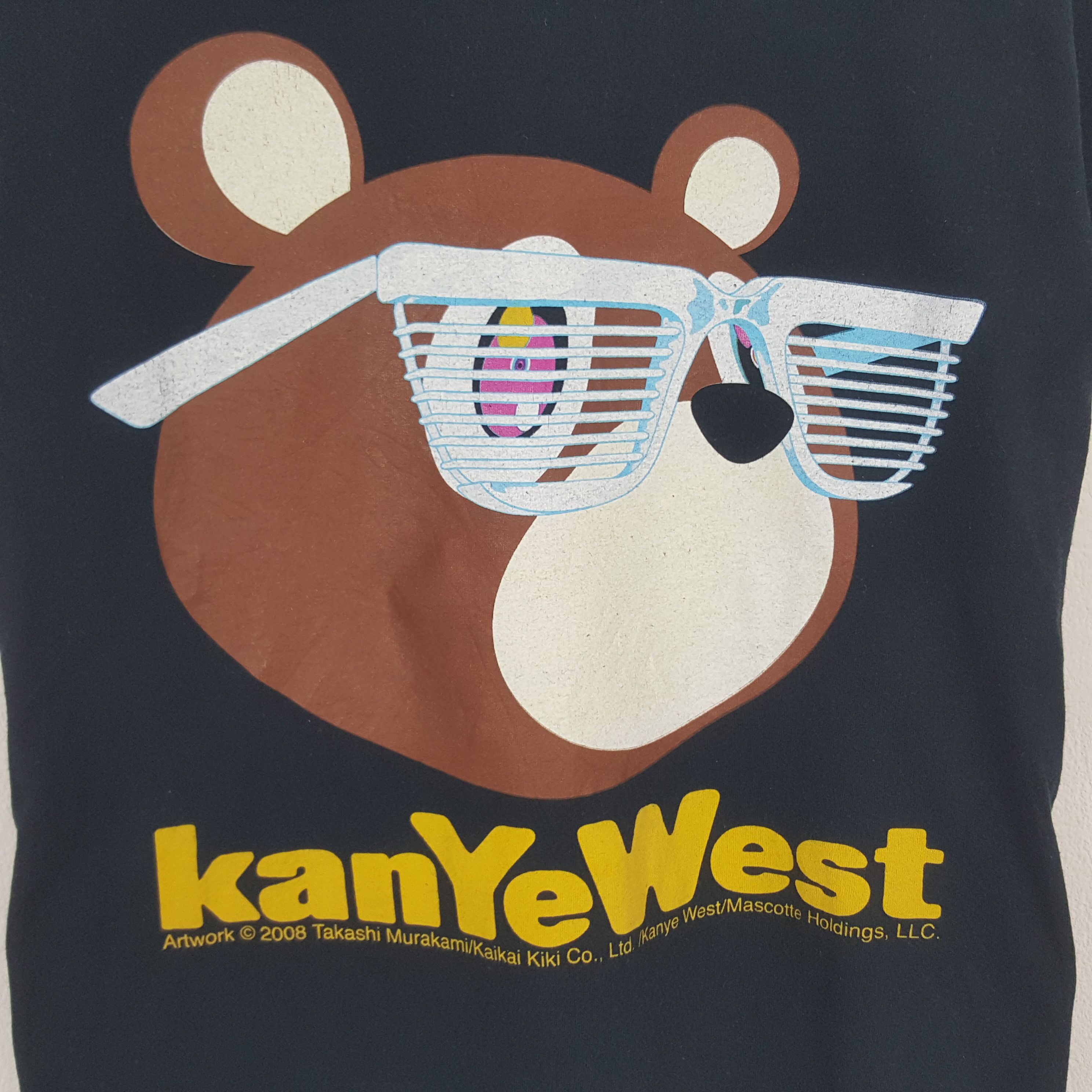 Kanye West × Takashi Murakami × Vintage Vintage Kanye West American Rapper Takashi Murakami Tshirt Size US S / EU 44-46 / 1 - 2 Thumbnail