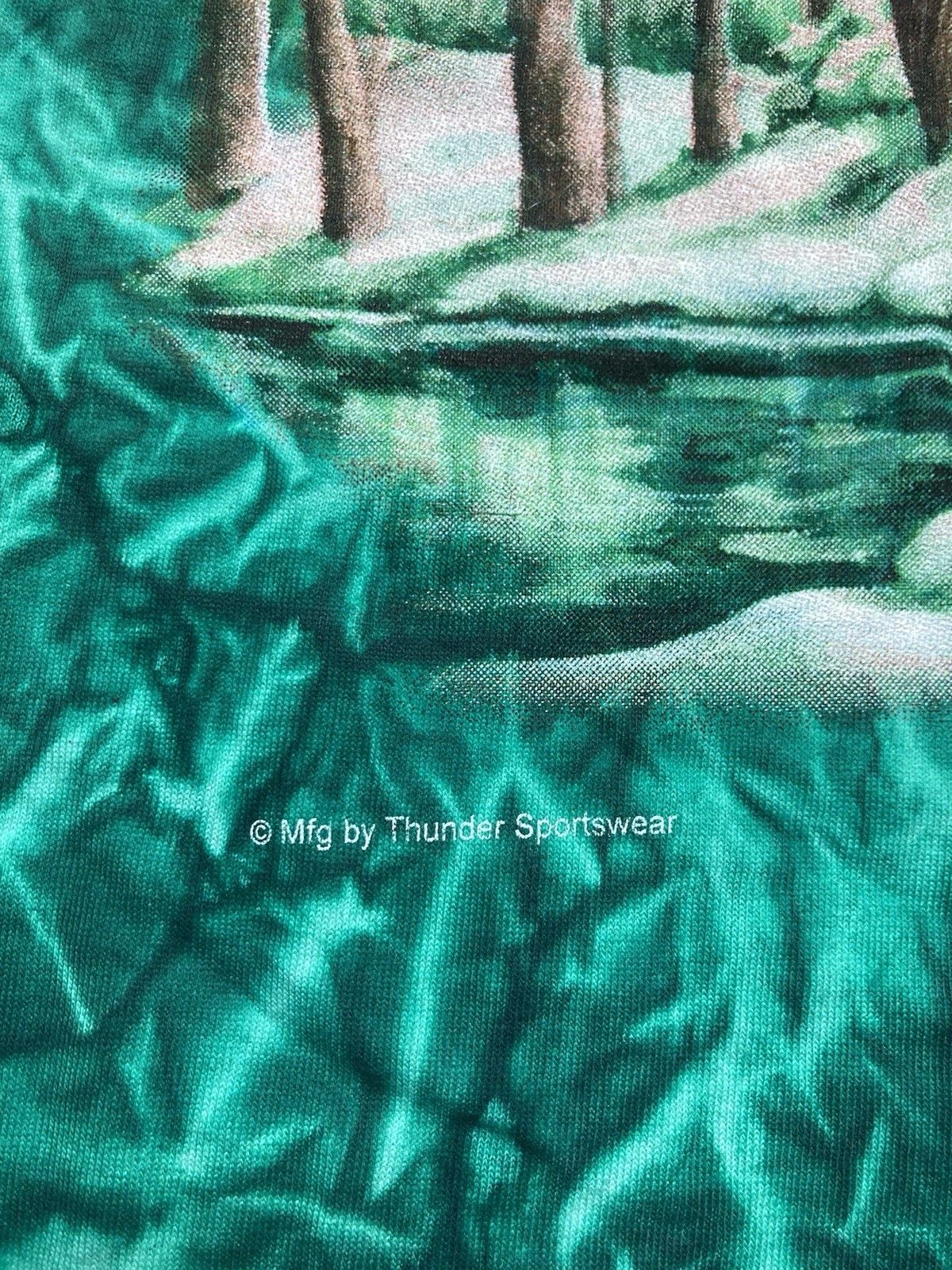 Vintage Vtg t shirt whitetail deer tie dye animal hunti DEADSTOCK XL Size US XL / EU 56 / 4 - 3 Thumbnail