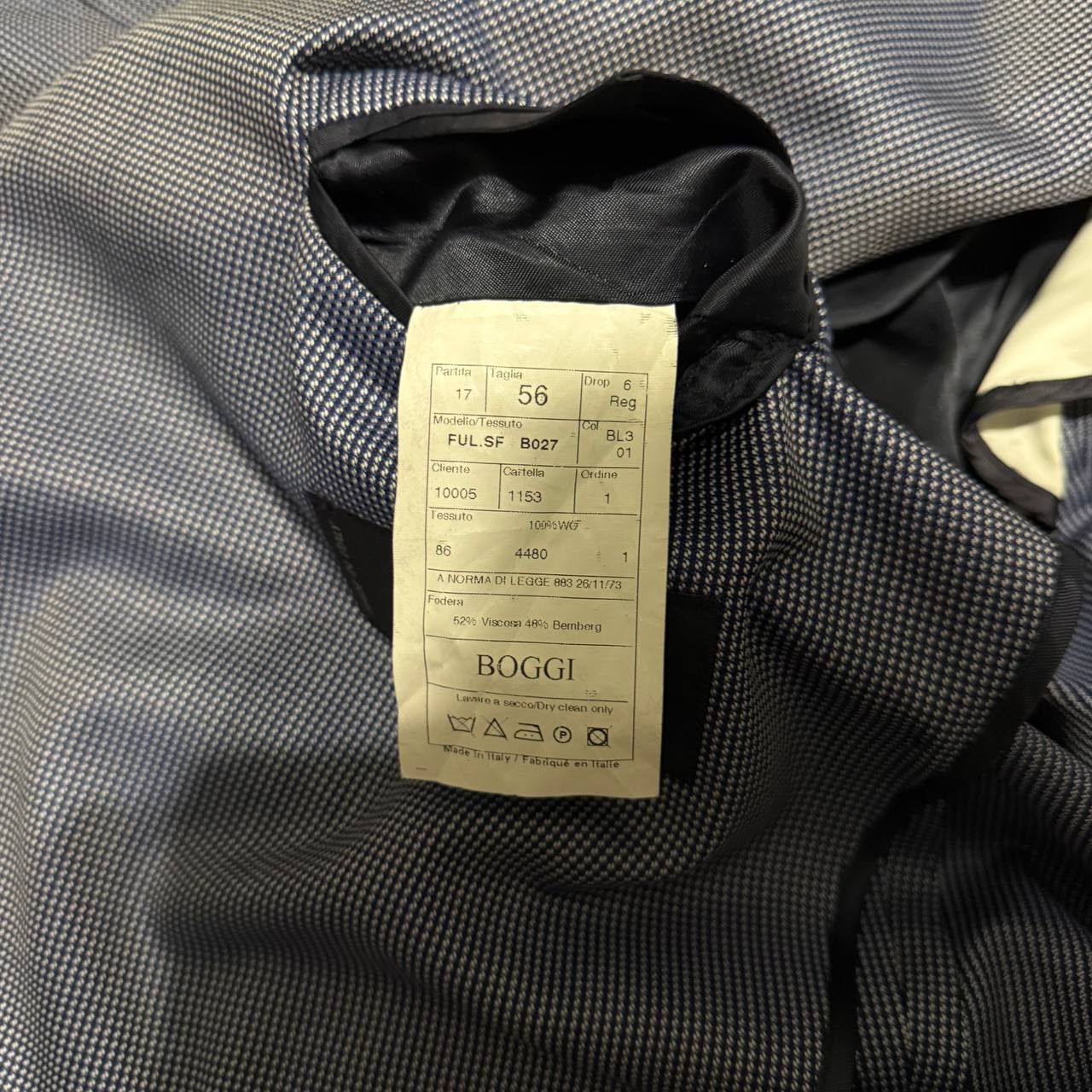 Boggi BOGGI milano blazer Jacket Mens Size 56 Size 44S - 5 Thumbnail