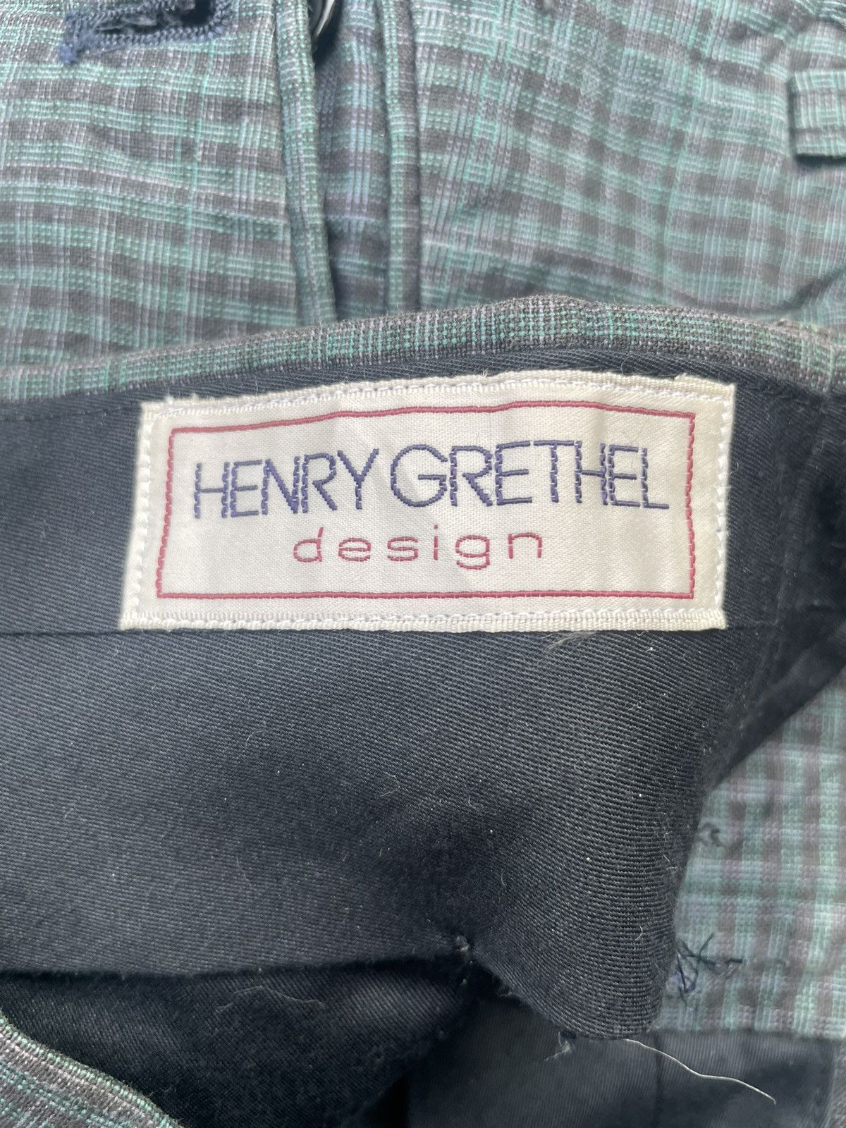 Designer × Henry Grethel × Vintage Vintage Henry Grethel Checkered Pant Size US 32 / EU 48 - 13 Thumbnail